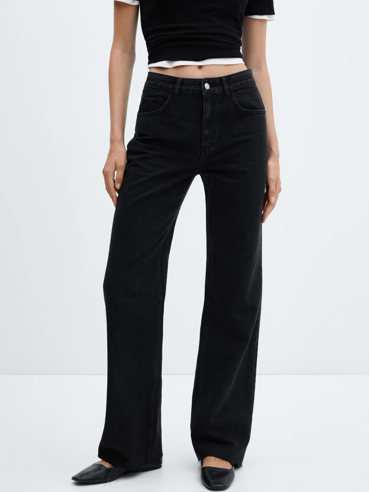 MANGO Jeans 'DANILA' negru denim - Pled.ro