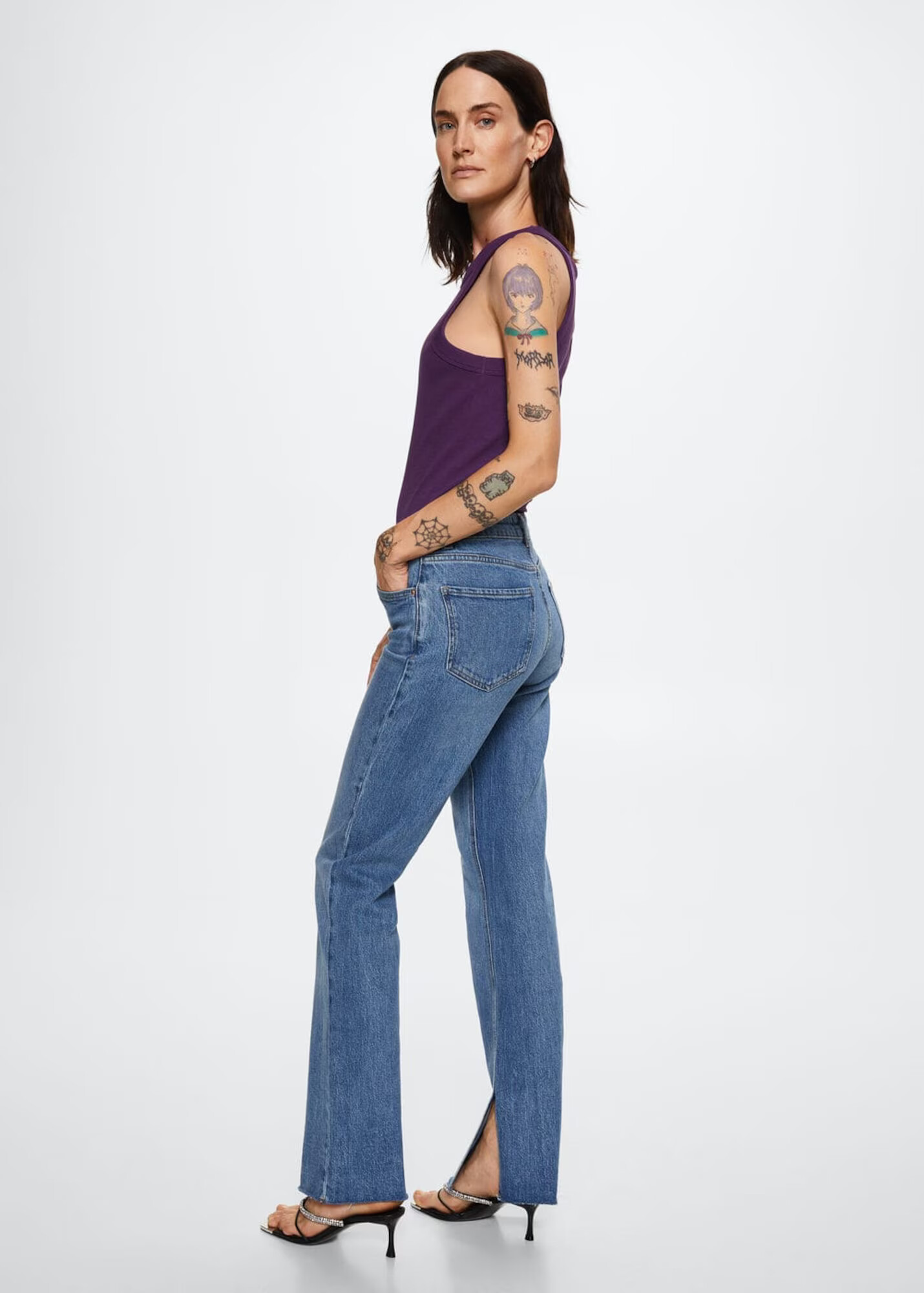 MANGO Jeans 'Elle' albastru denim - Pled.ro