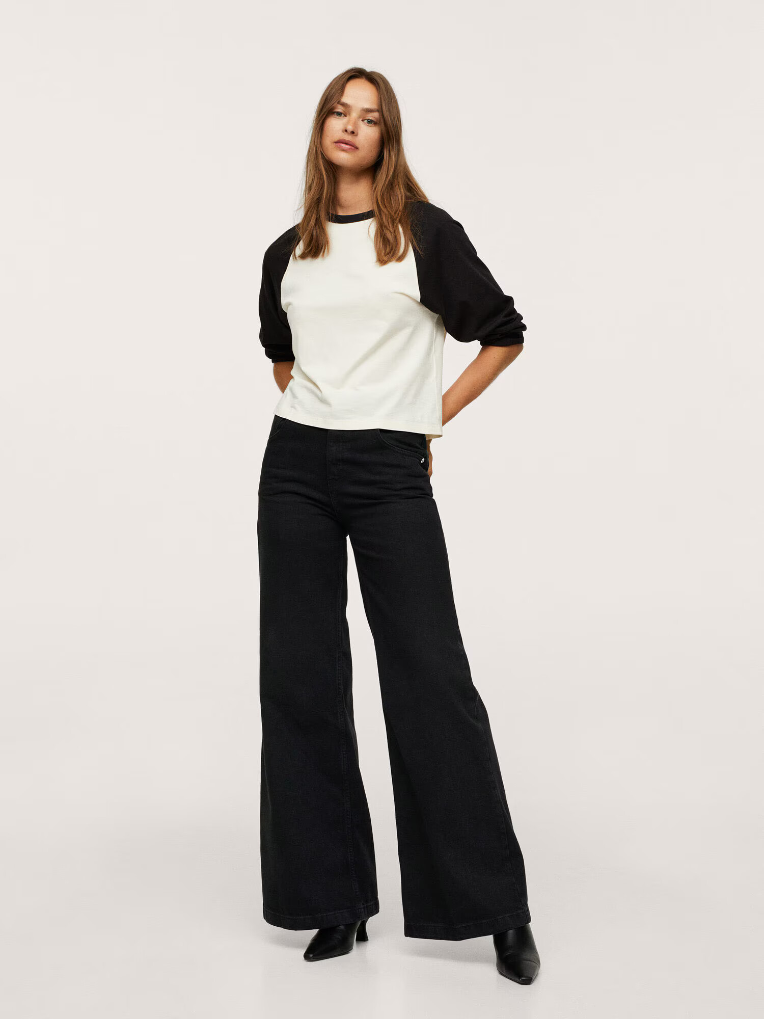 MANGO Jeans 'FABIOLA' negru - Pled.ro