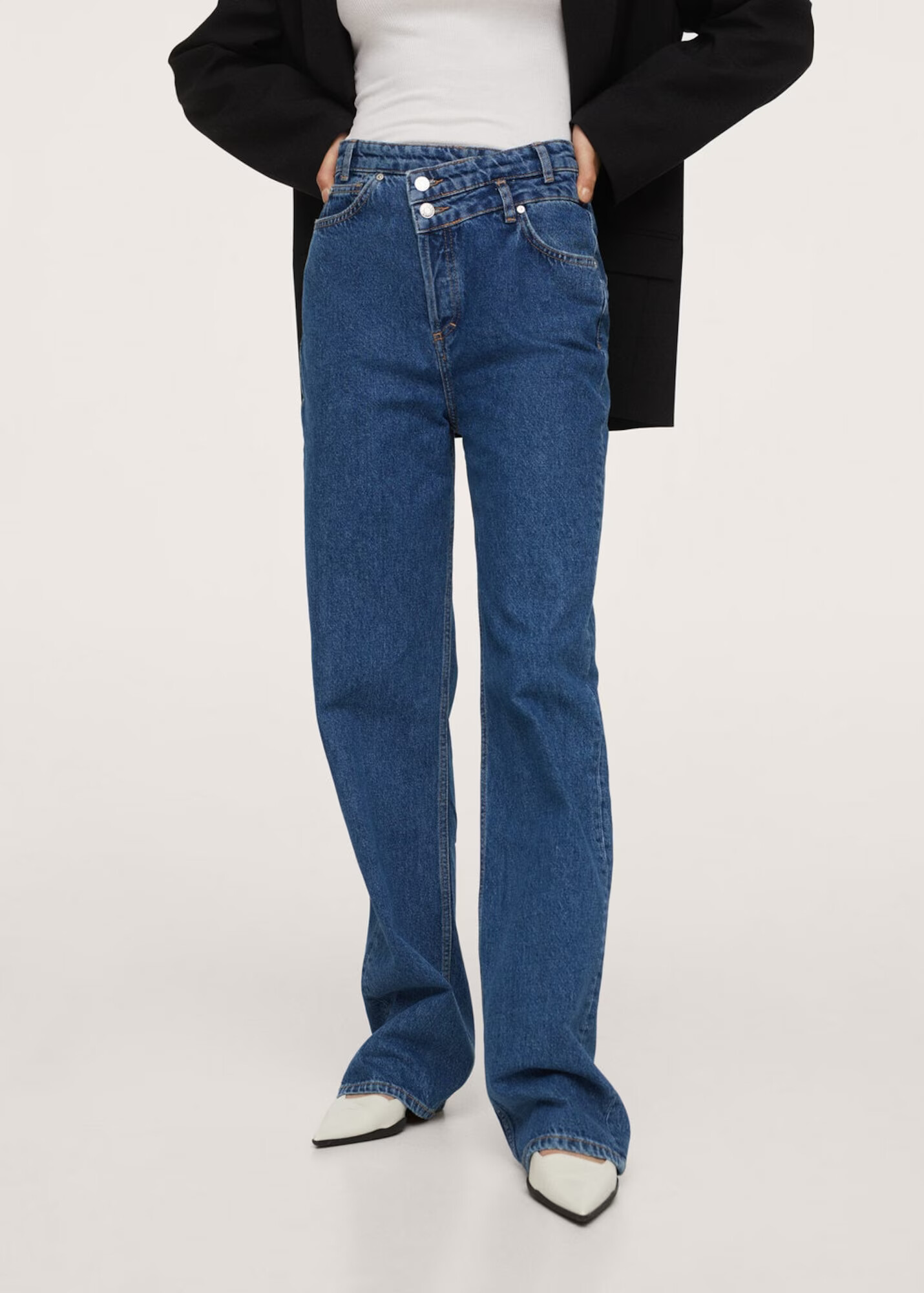 MANGO Jeans 'Fiby' albastru denim - Pled.ro