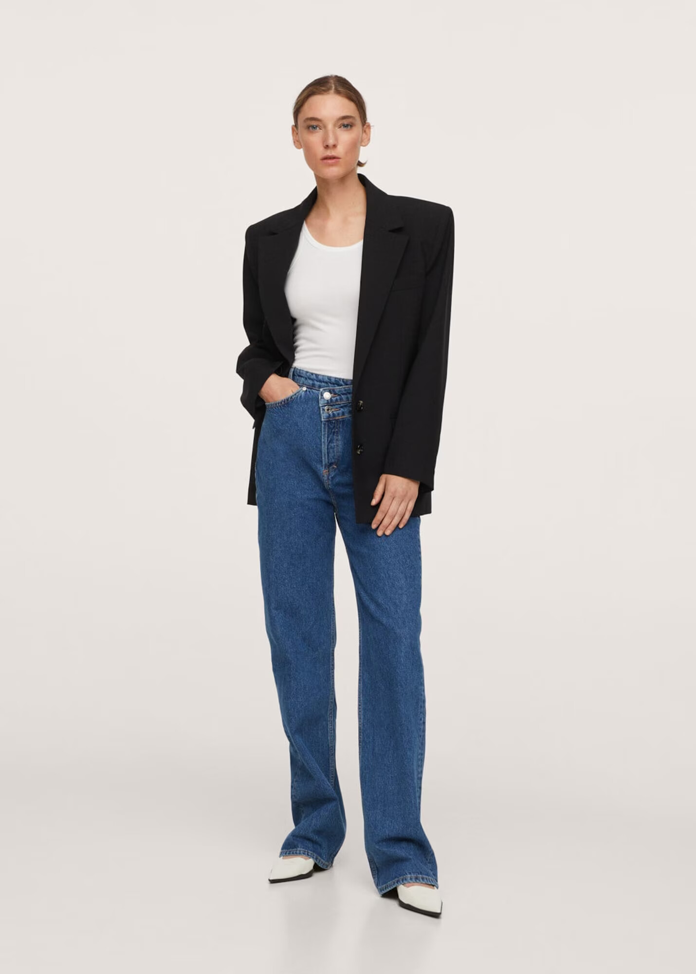 MANGO Jeans 'Fiby' albastru denim - Pled.ro