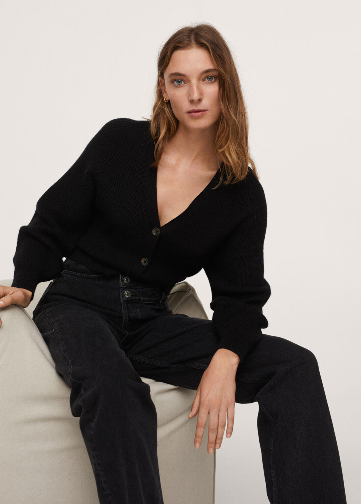 MANGO Jeans 'Fiby' negru - Pled.ro