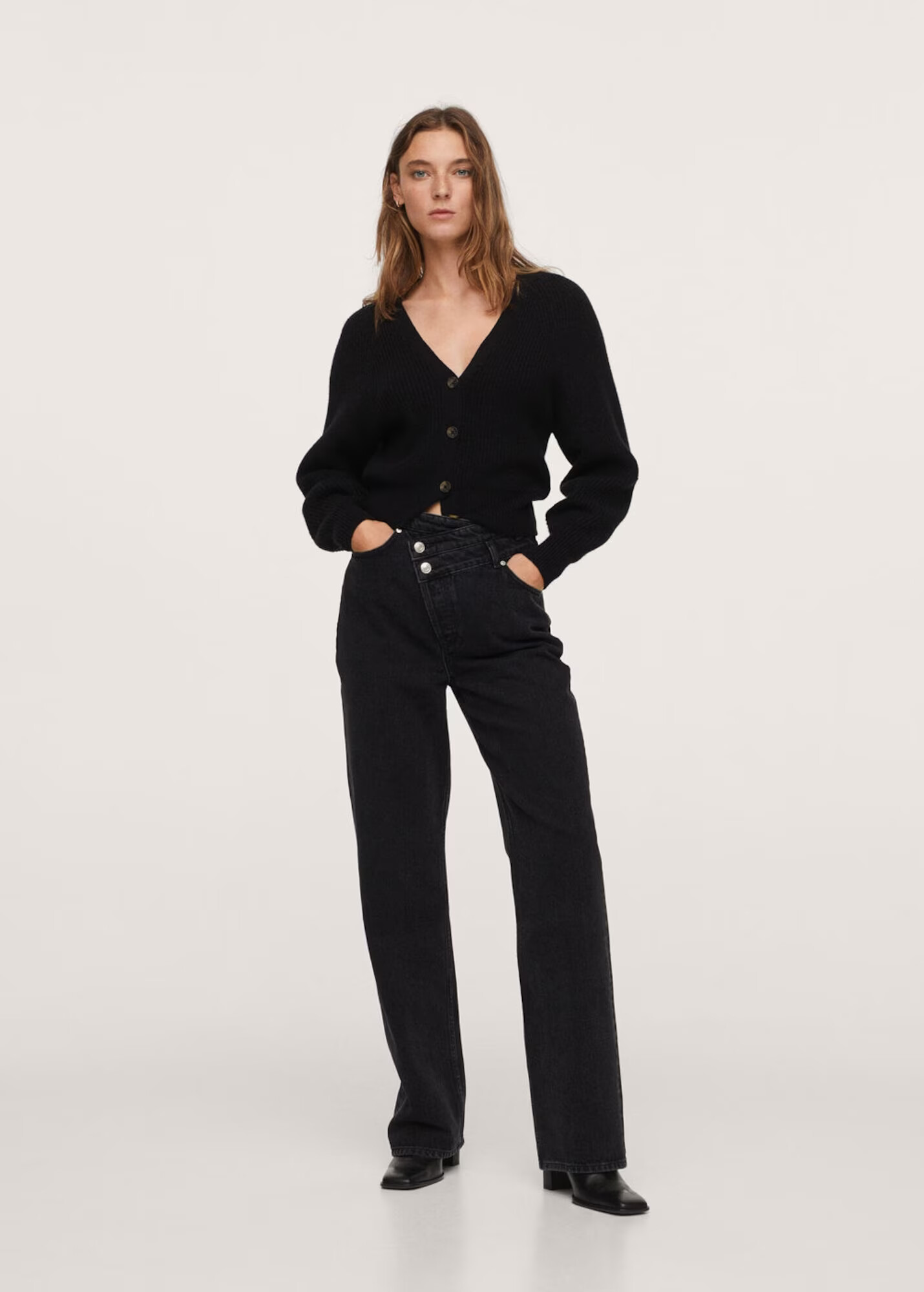 MANGO Jeans 'Fiby' negru - Pled.ro