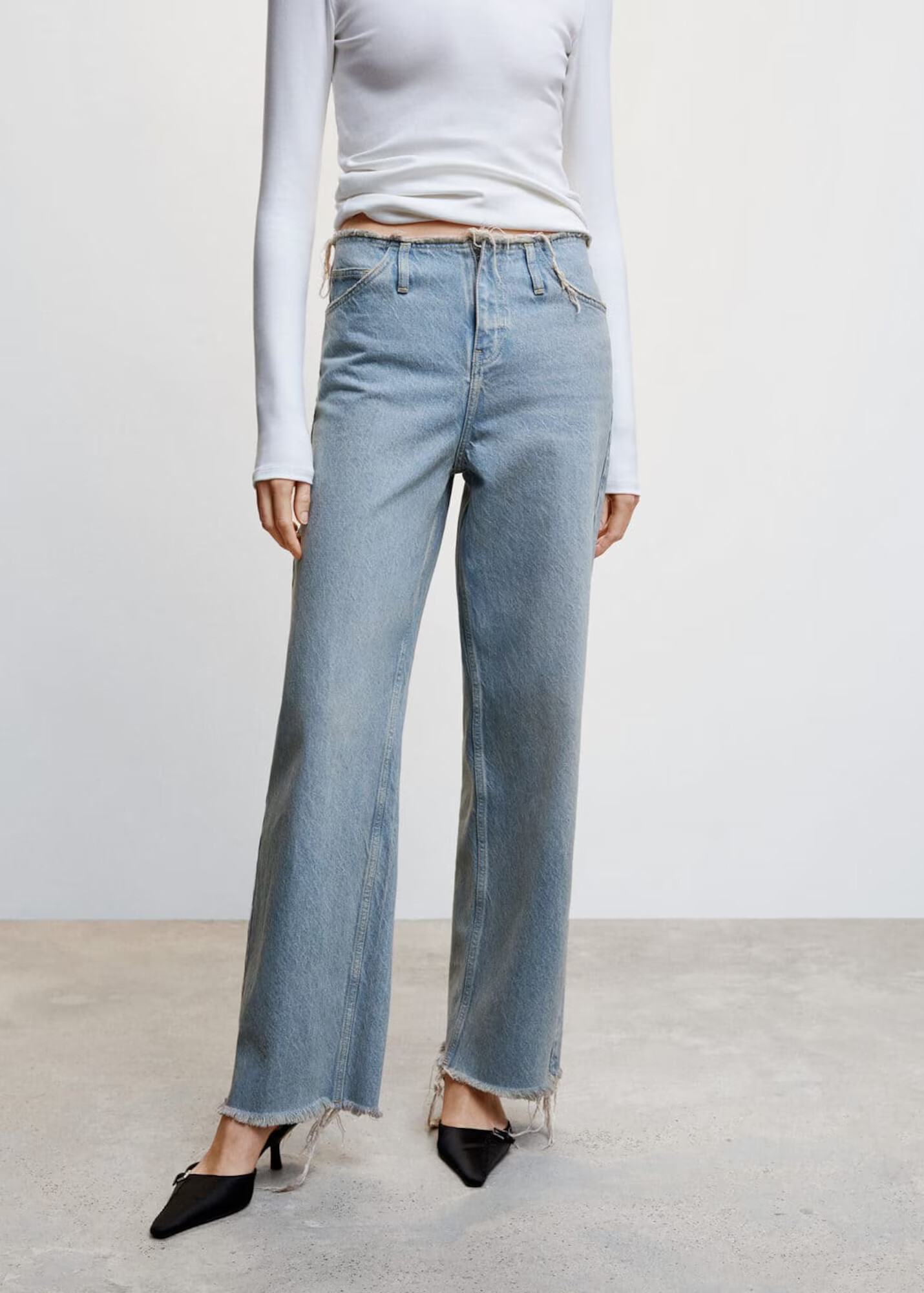 MANGO Jeans 'frankie' albastru denim / albastru pastel - Pled.ro