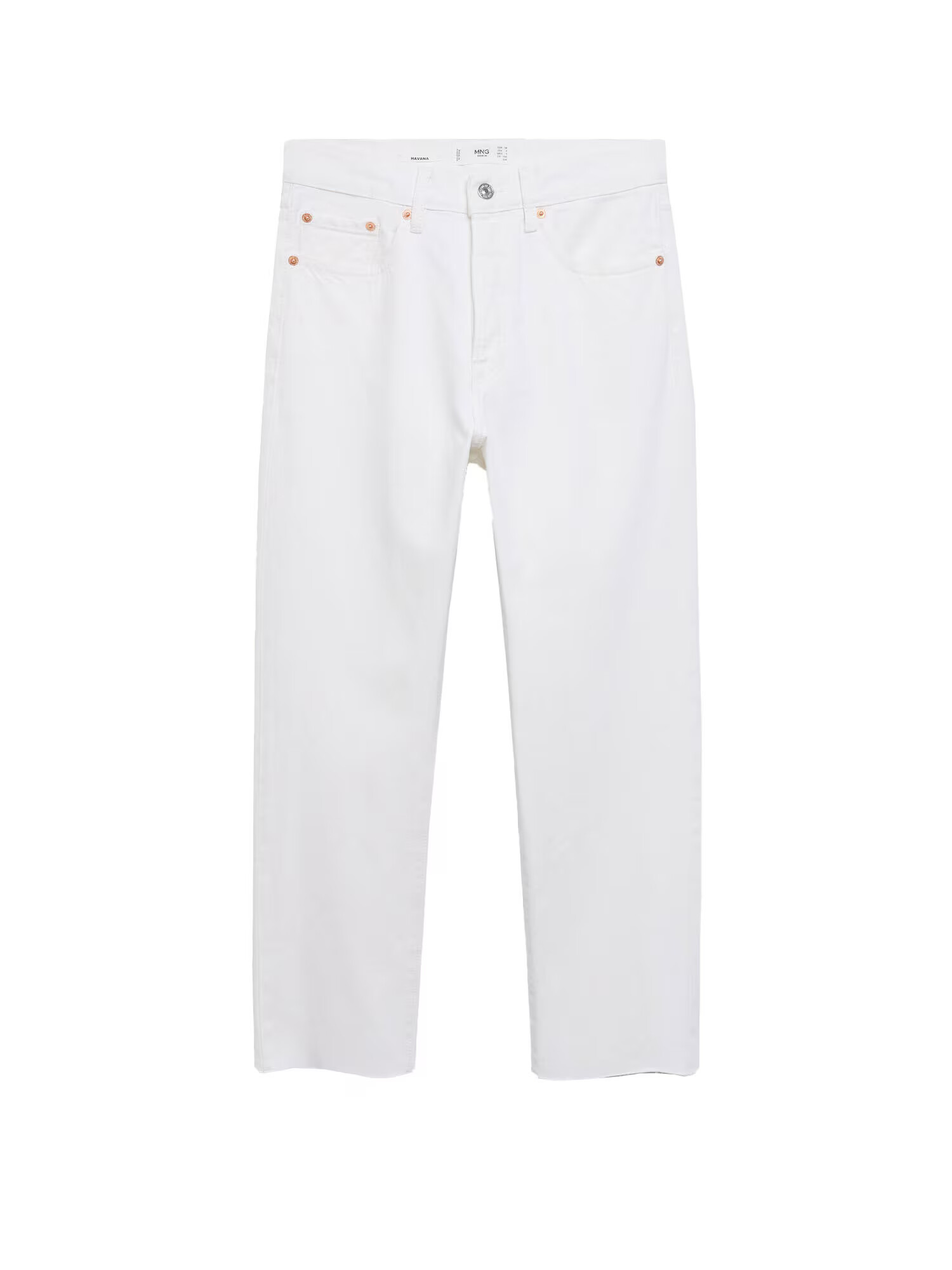 MANGO Jeans 'Havana' alb - Pled.ro