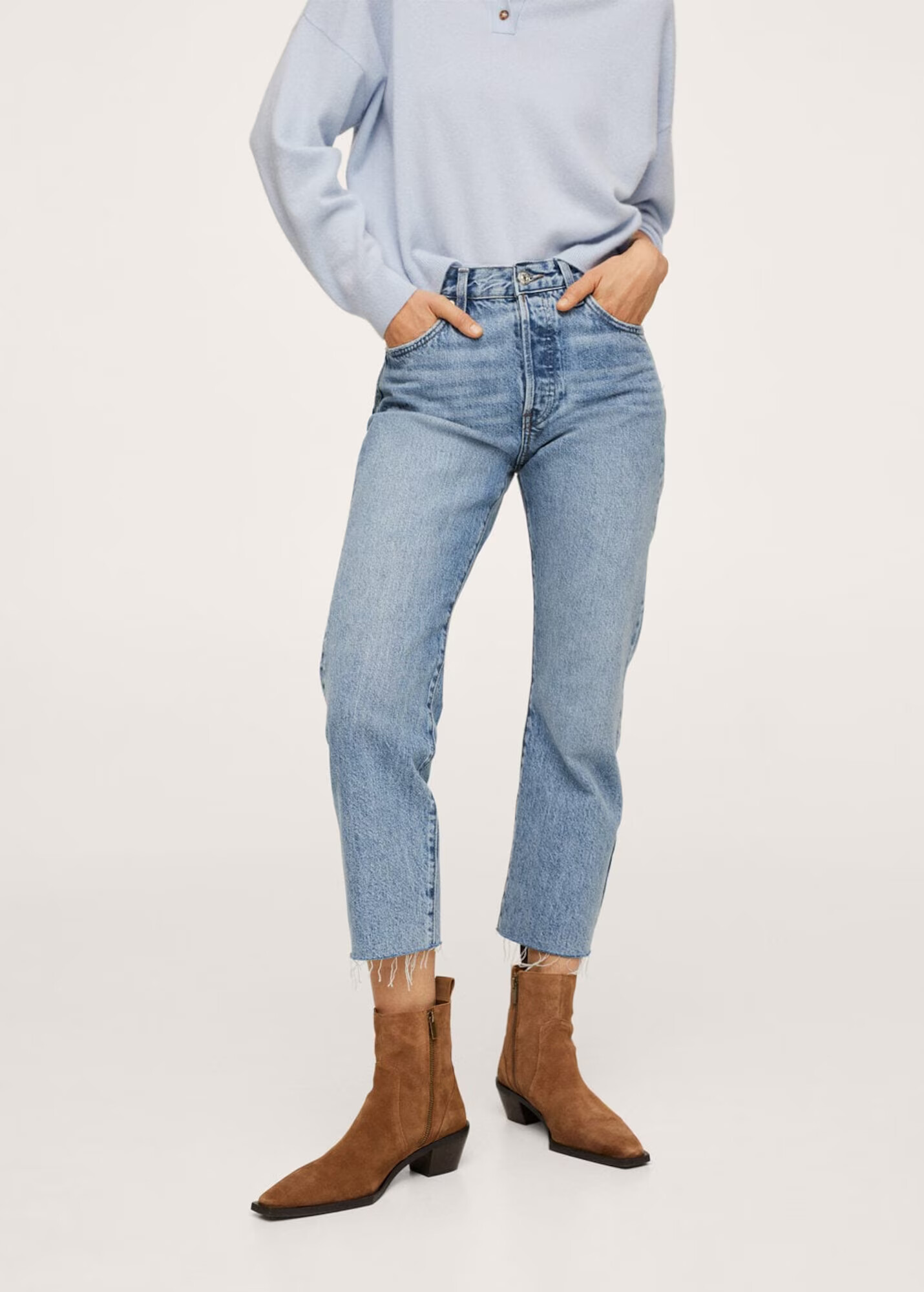 MANGO Jeans 'Havana' albastru denim - Pled.ro