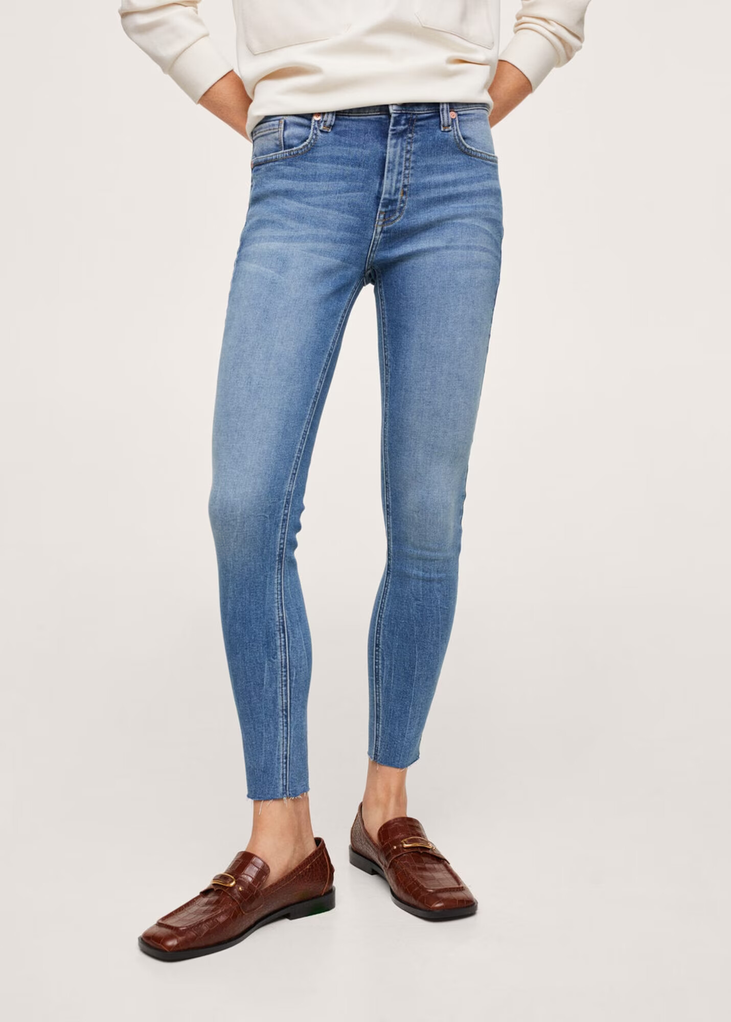 MANGO Jeans 'Isa' albastru cobalt - Pled.ro