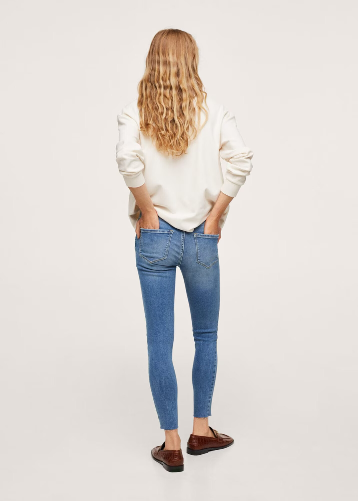 MANGO Jeans 'Isa' albastru cobalt - Pled.ro