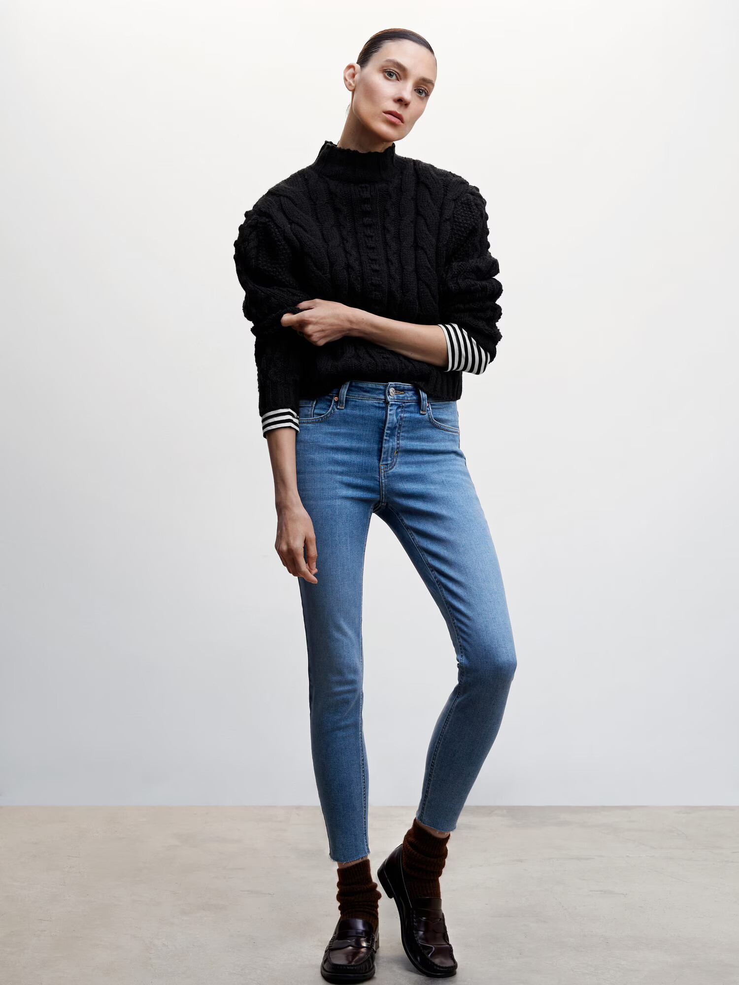 MANGO Jeans 'Isa' albastru denim - Pled.ro