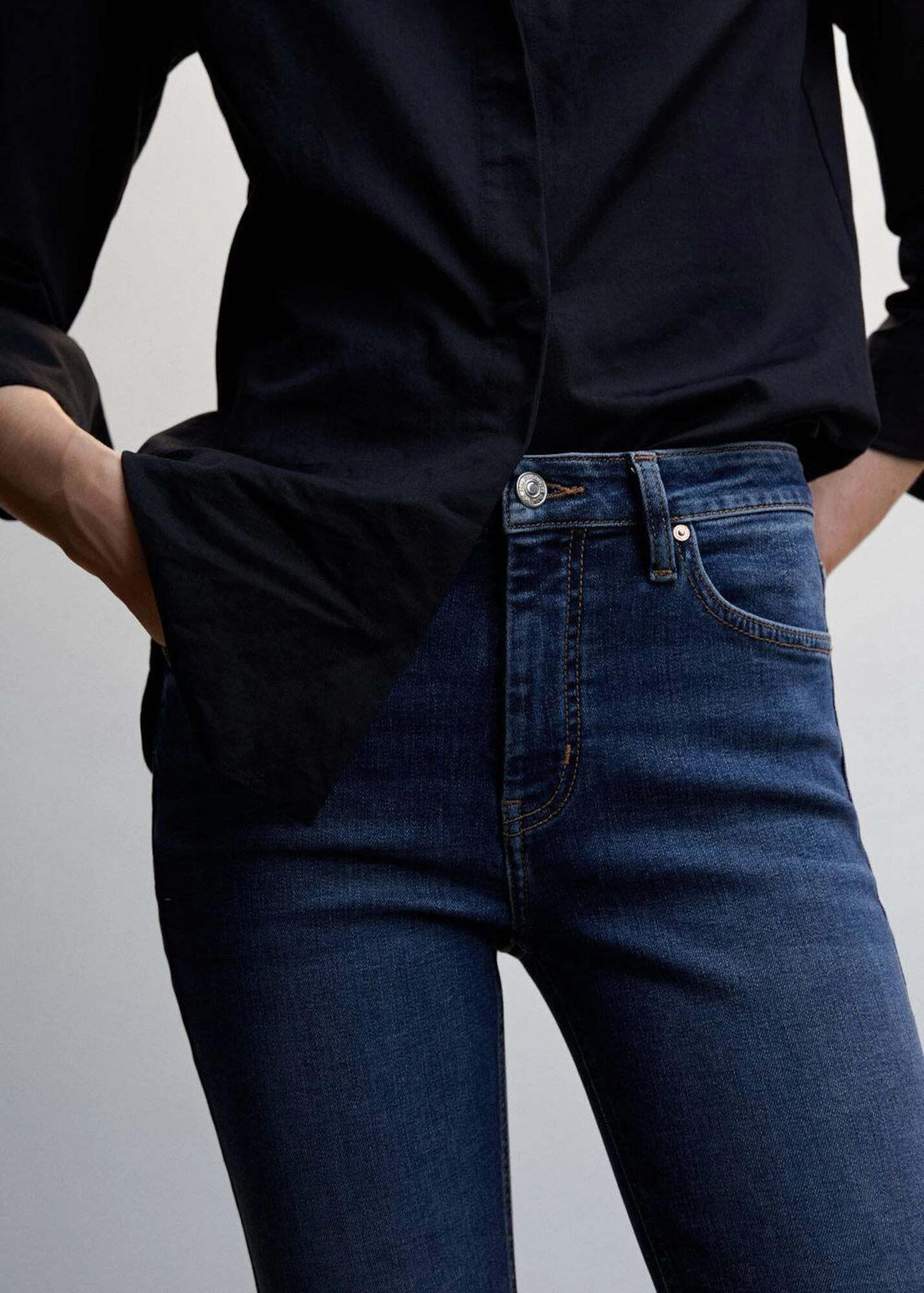 MANGO Jeans 'Isa' albastru denim - Pled.ro