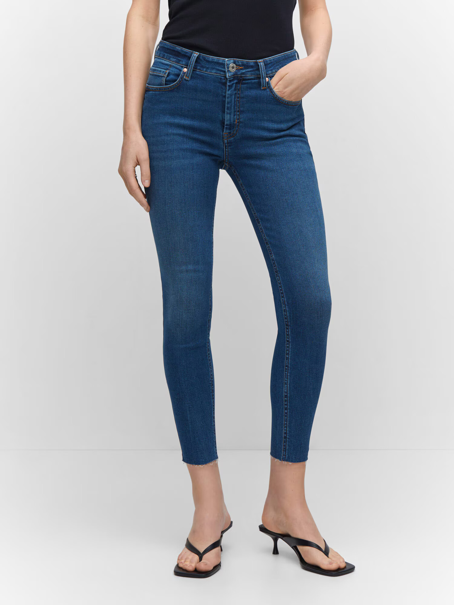 MANGO Jeans 'ISA' albastru denim - Pled.ro