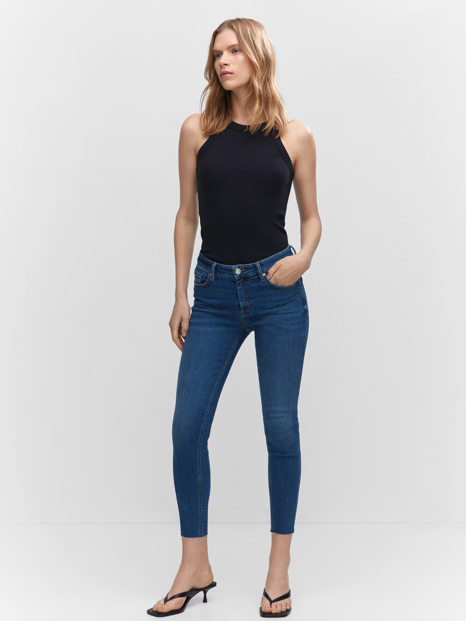 MANGO Jeans 'ISA' albastru denim - Pled.ro