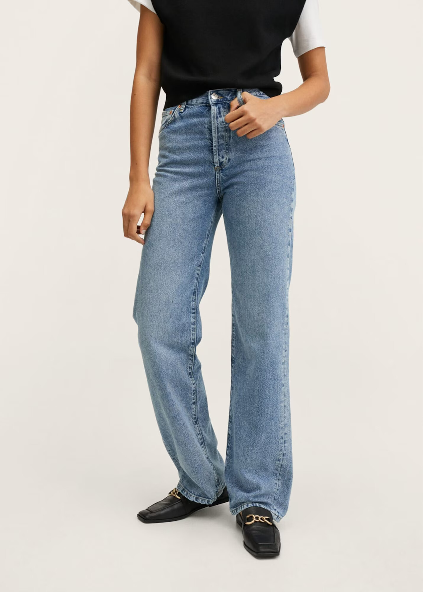 MANGO Jeans 'Kaia' albastru deschis - Pled.ro