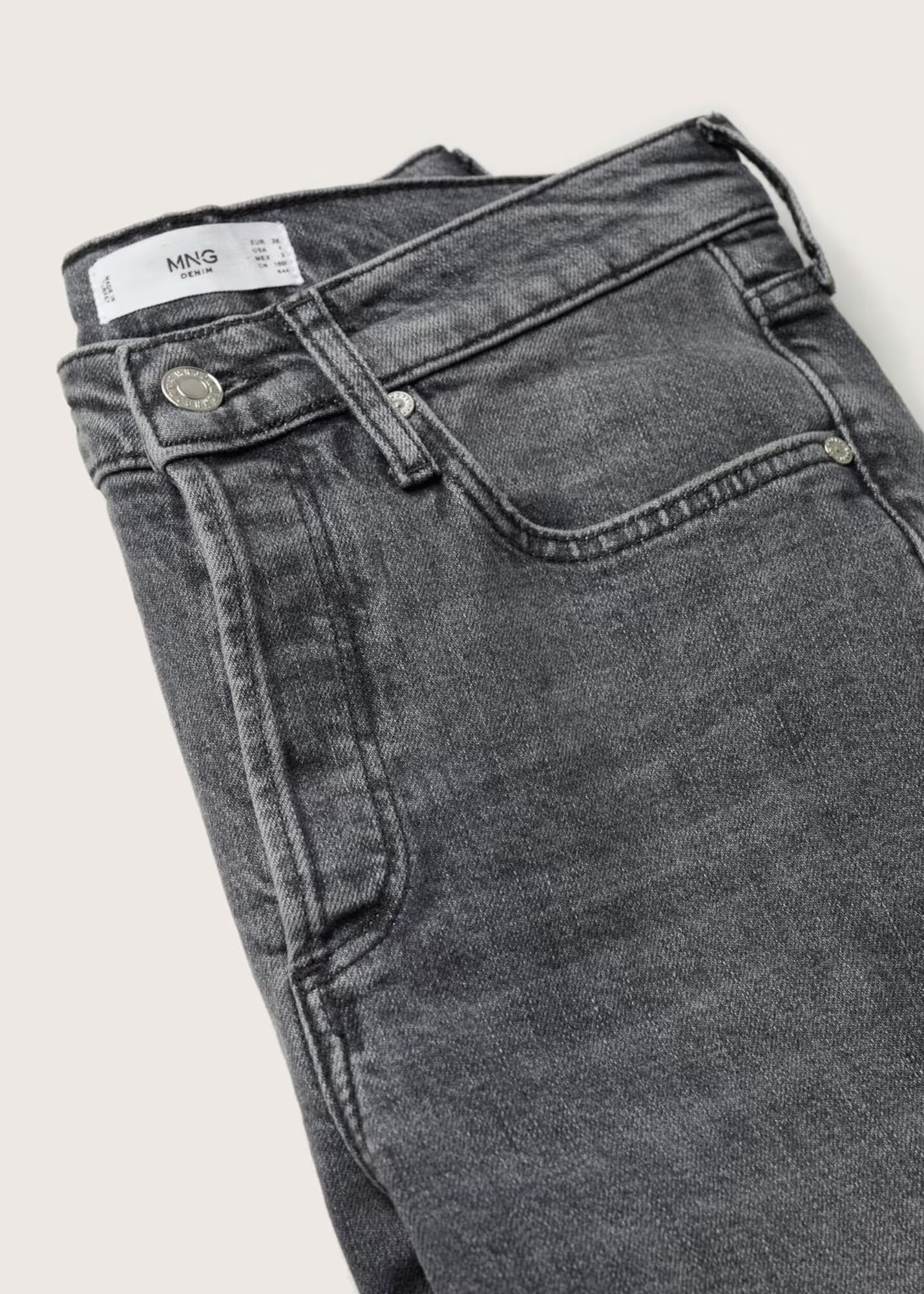 MANGO Jeans 'Mar' gri denim - Pled.ro