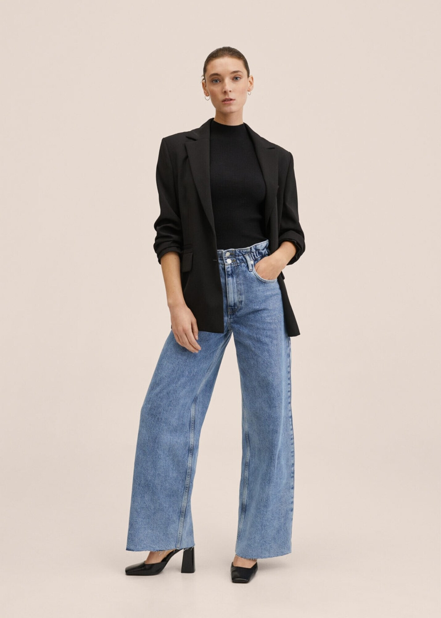 MANGO Jeans 'marcela' albastru cobalt - Pled.ro