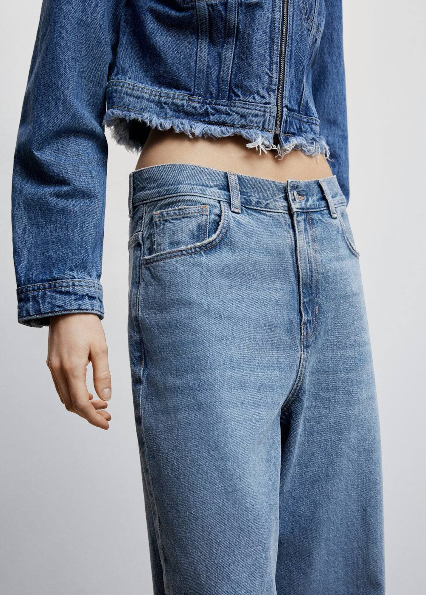 MANGO Jeans 'maya' albastru denim - Pled.ro