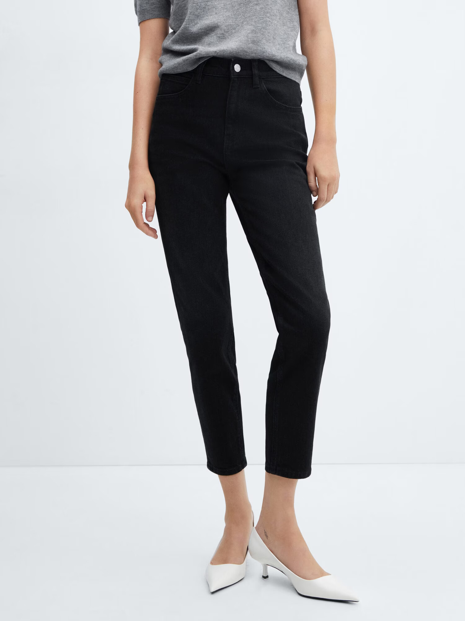 MANGO Jeans negru - Pled.ro