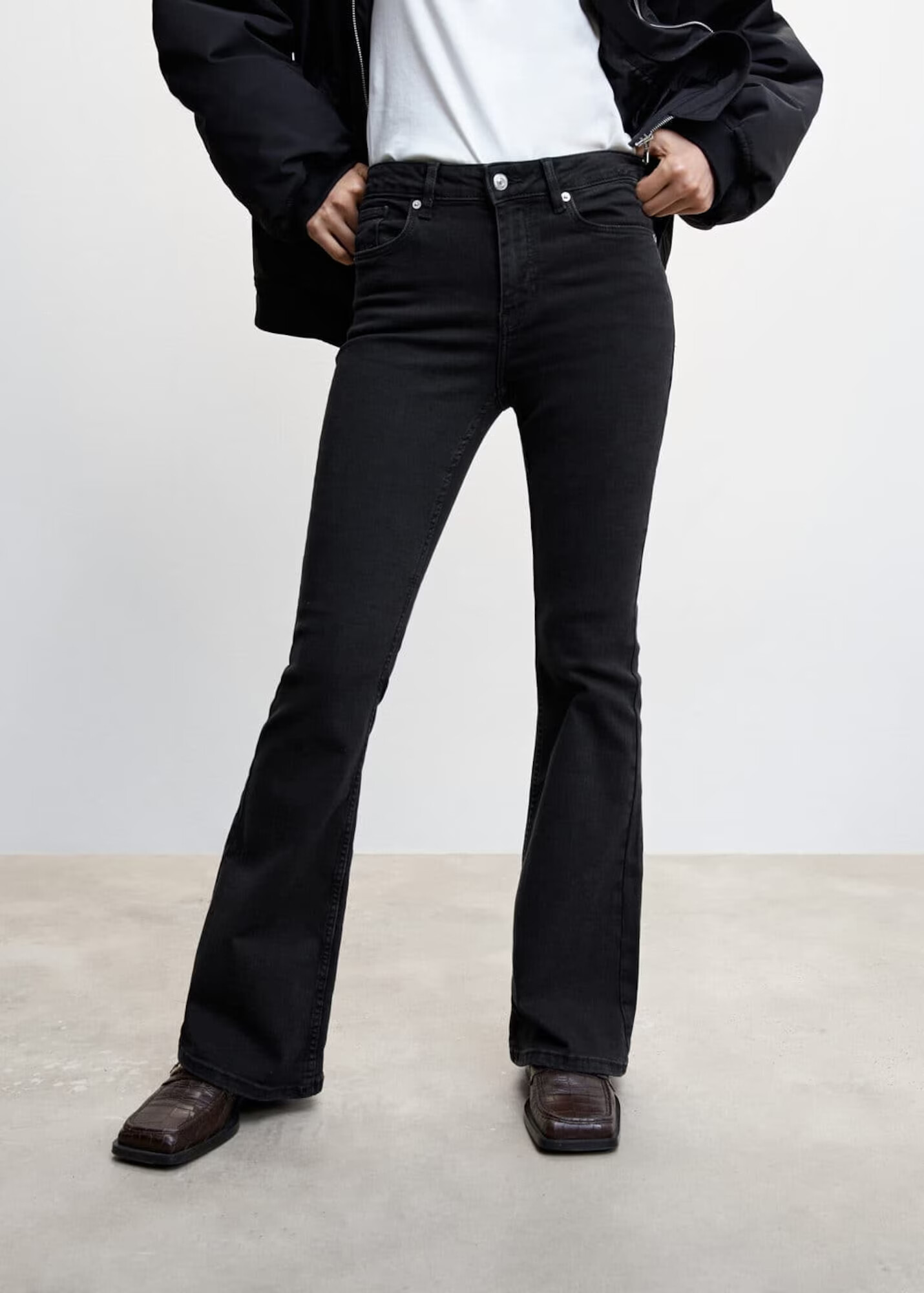 MANGO Jeans negru - Pled.ro