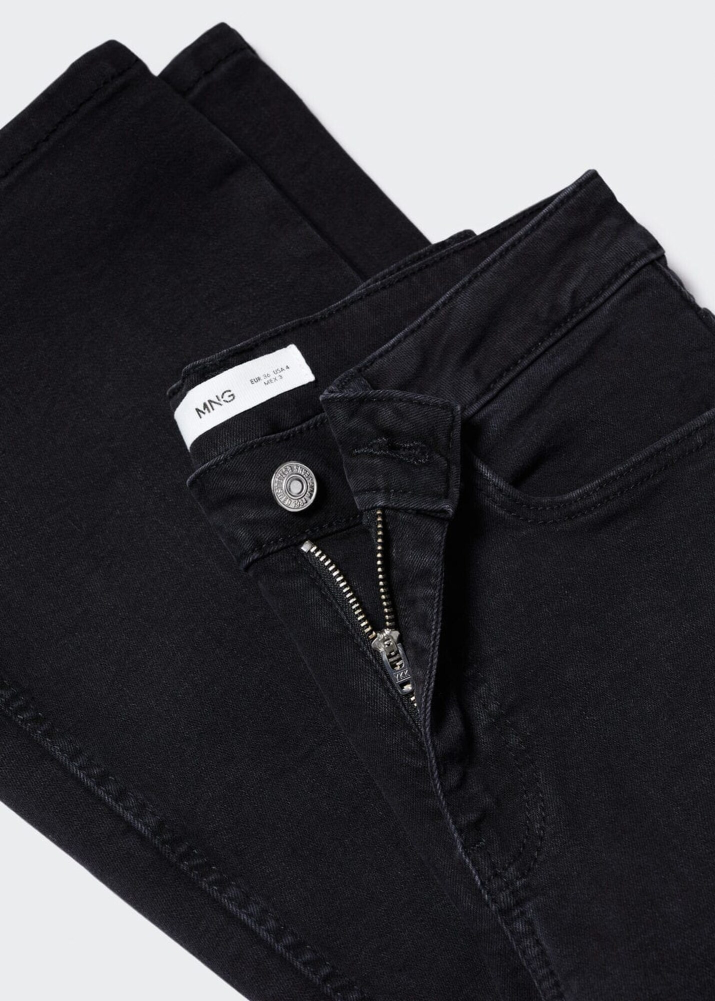 MANGO Jeans negru - Pled.ro