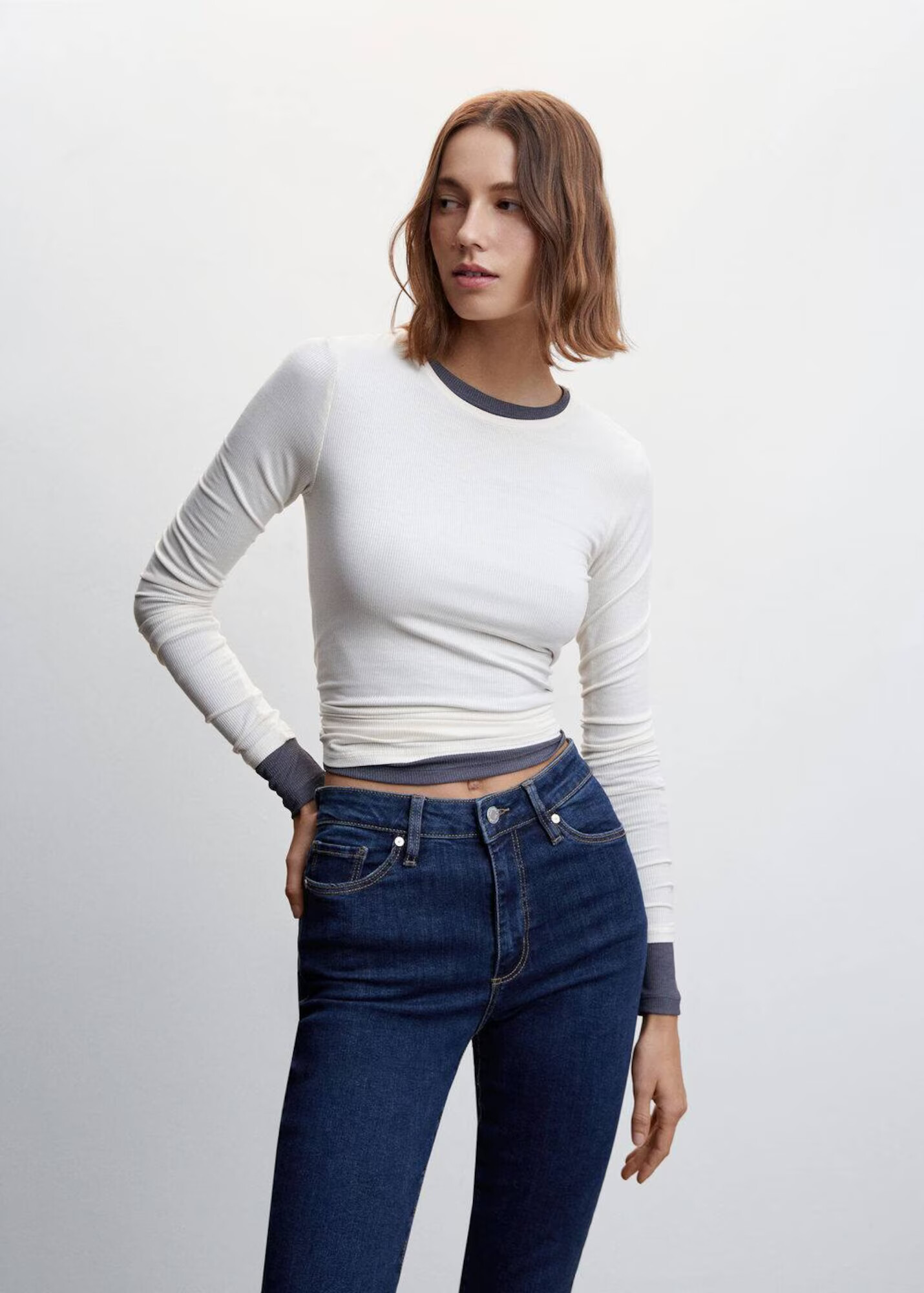 MANGO Jeans 'Newanne' albastru denim - Pled.ro