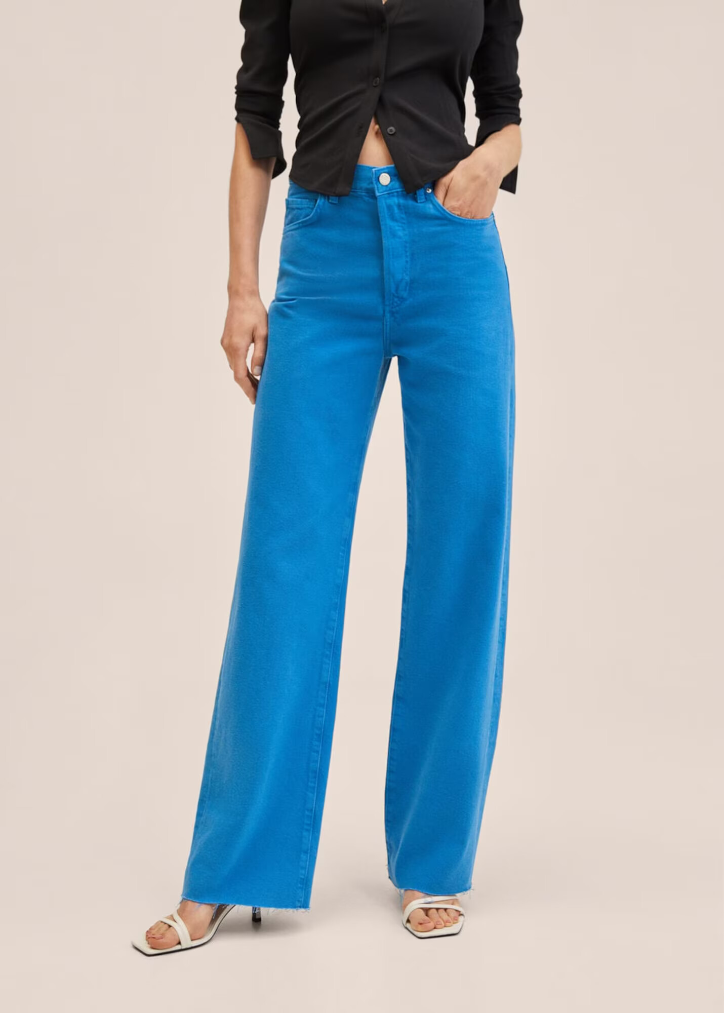 MANGO Jeans 'Nora' azur - Pled.ro