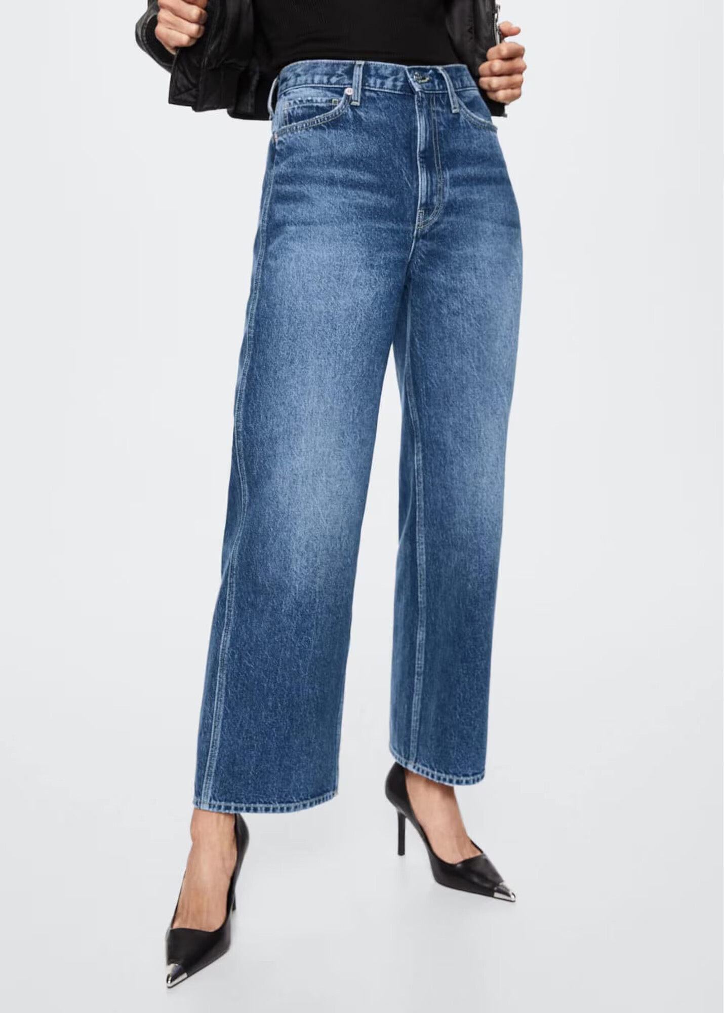 MANGO Jeans 'Odile' albastru închis - Pled.ro