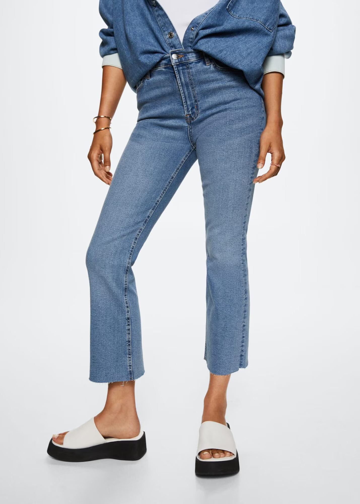 MANGO Jeans 'Sienna' albastru denim - Pled.ro