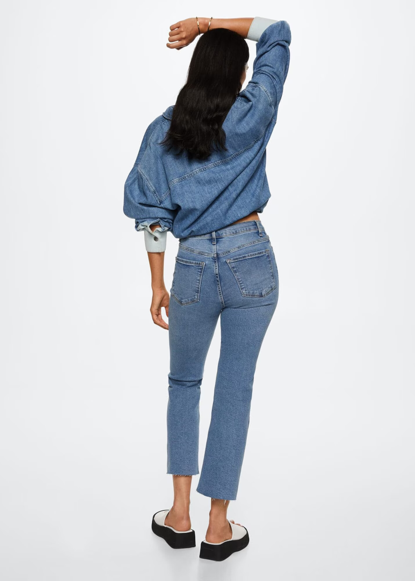 MANGO Jeans 'Sienna' albastru denim - Pled.ro