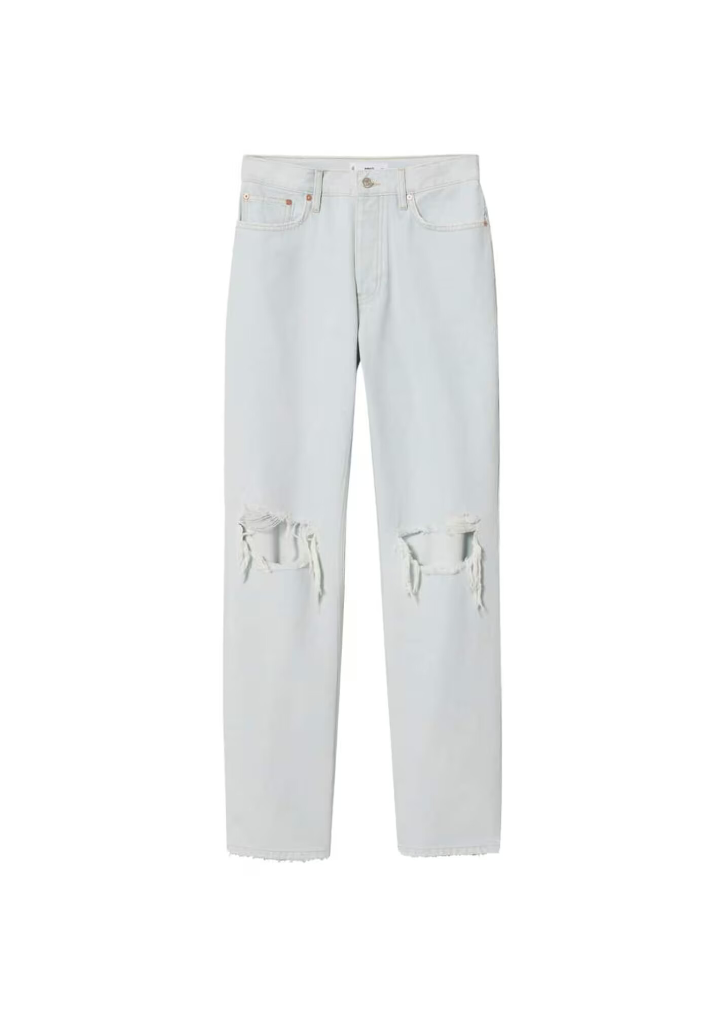 MANGO Jeans 'Zoe' albastru deschis / alb - Pled.ro