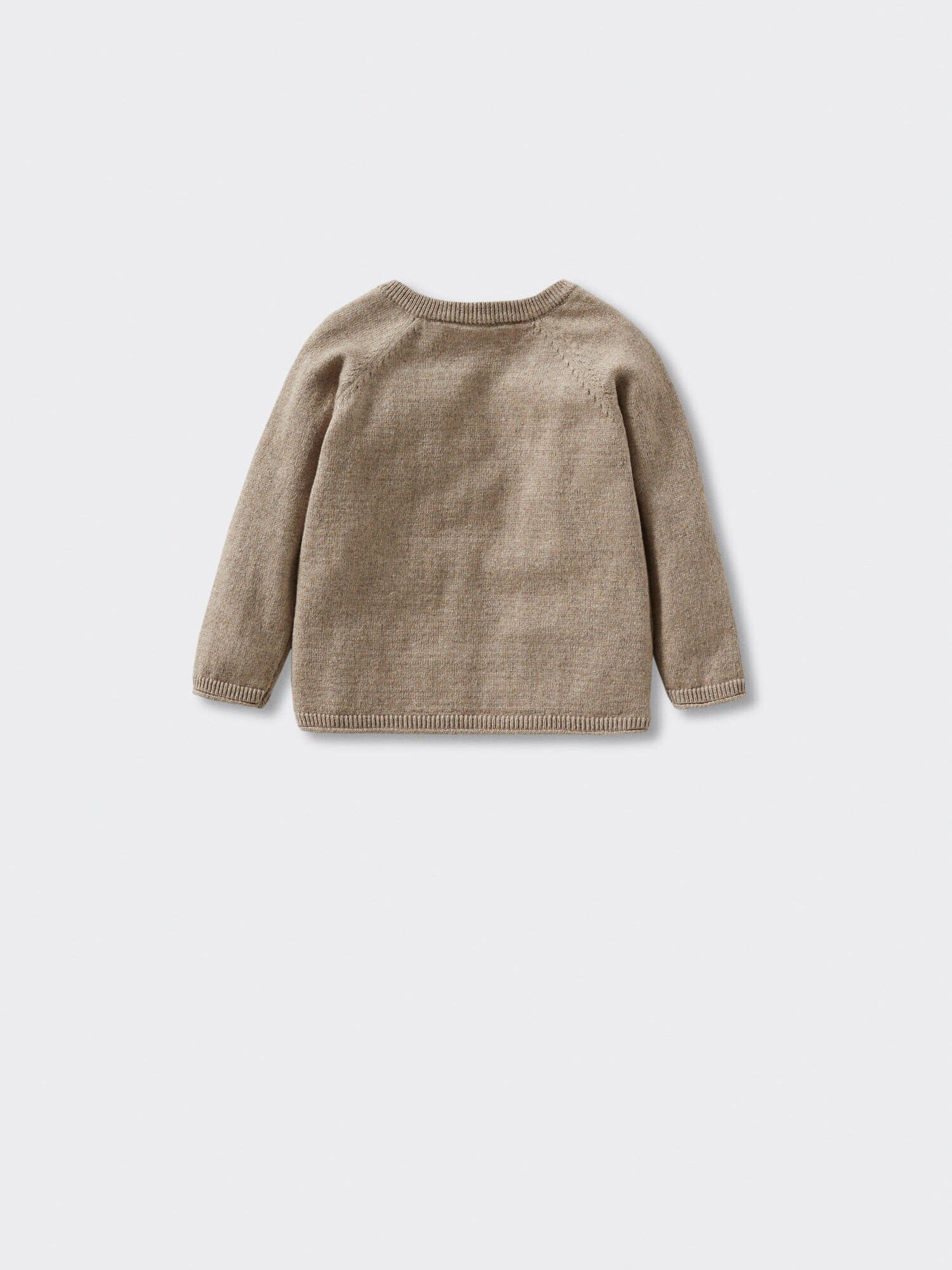 MANGO KIDS Bluză de molton 'SWEATER PARIS3' maro deschis - Pled.ro