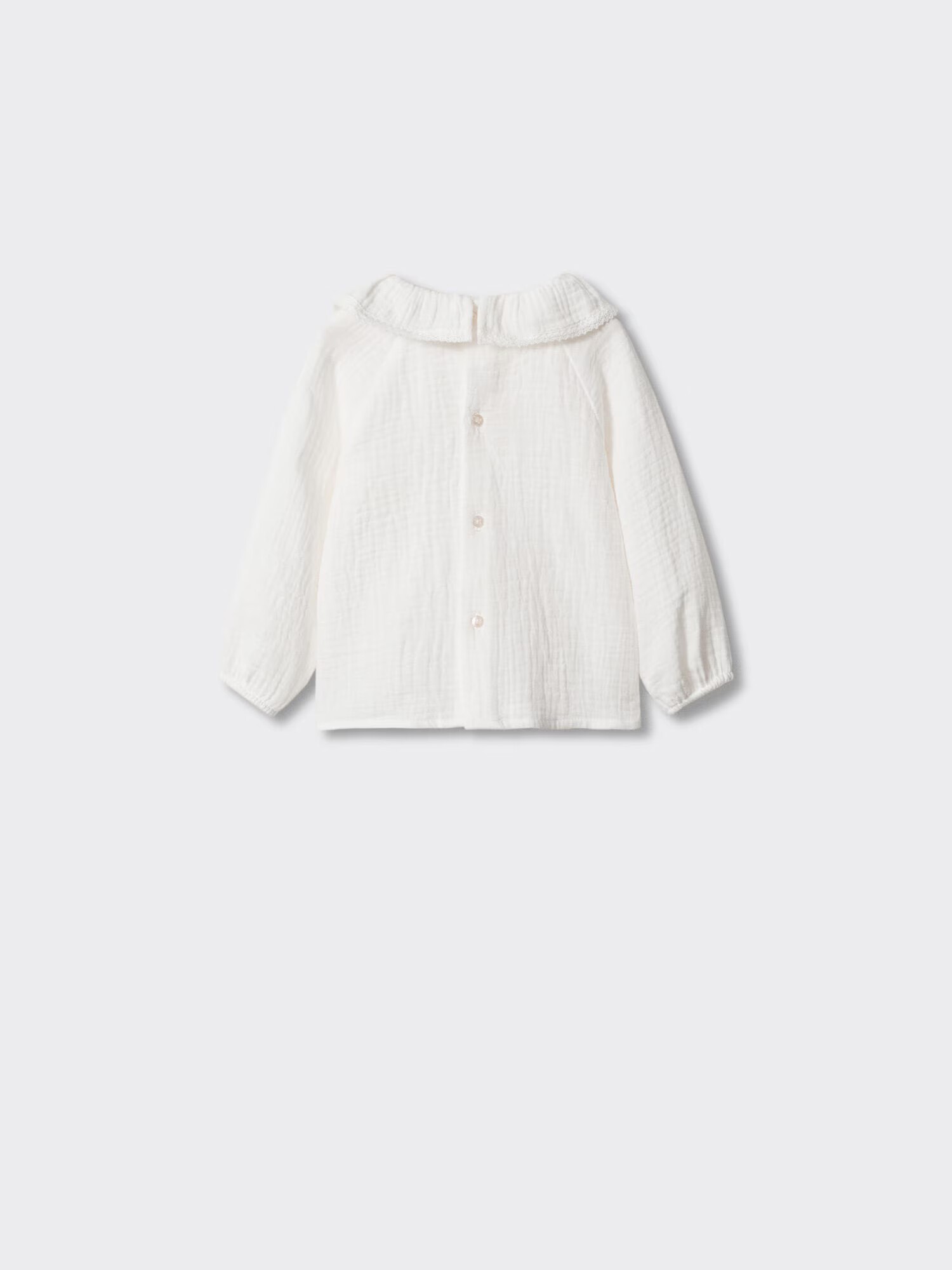 MANGO KIDS Bluză 'Obi' alb natural - Pled.ro