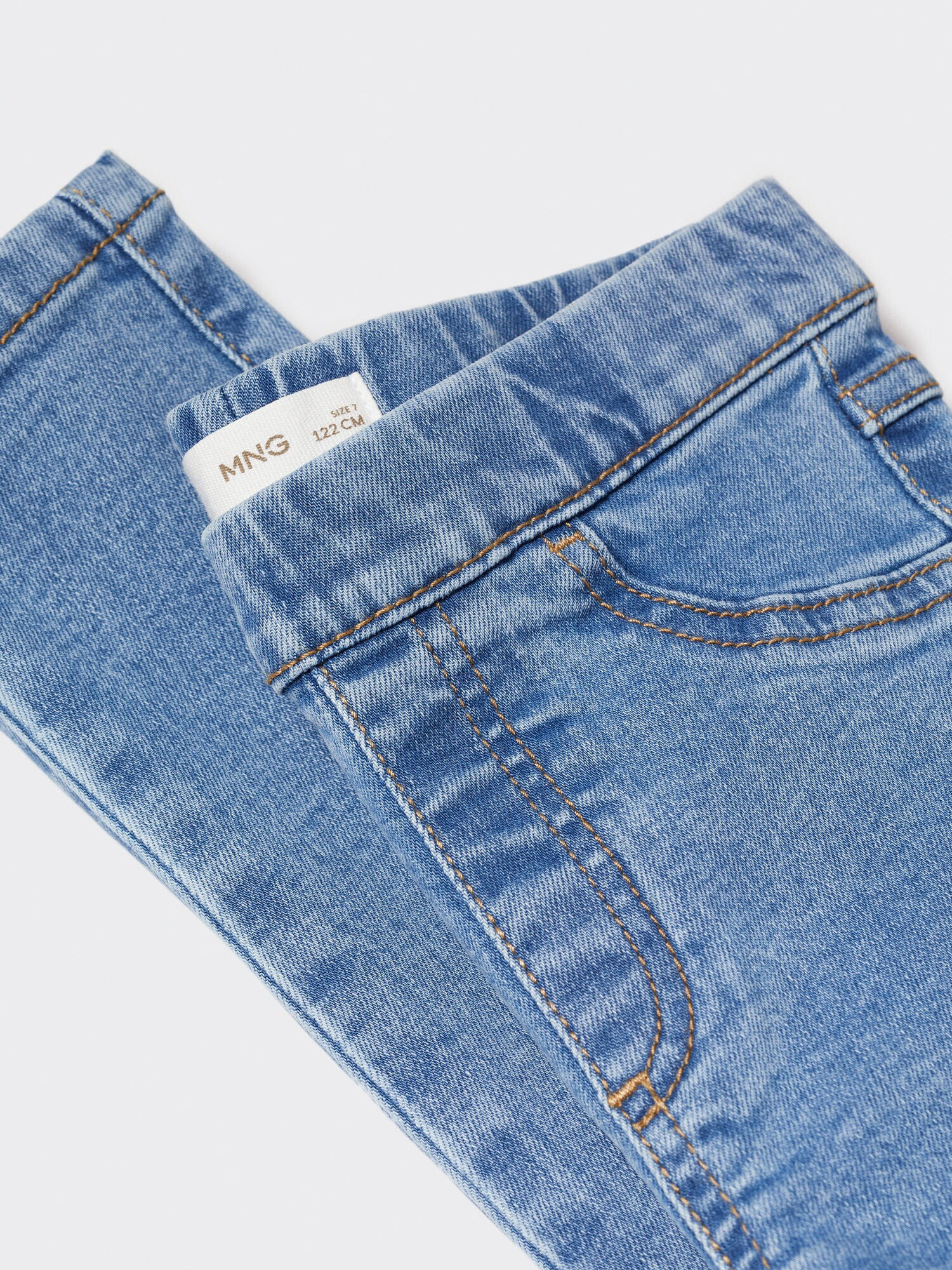 MANGO KIDS Jeans albastru denim - Pled.ro