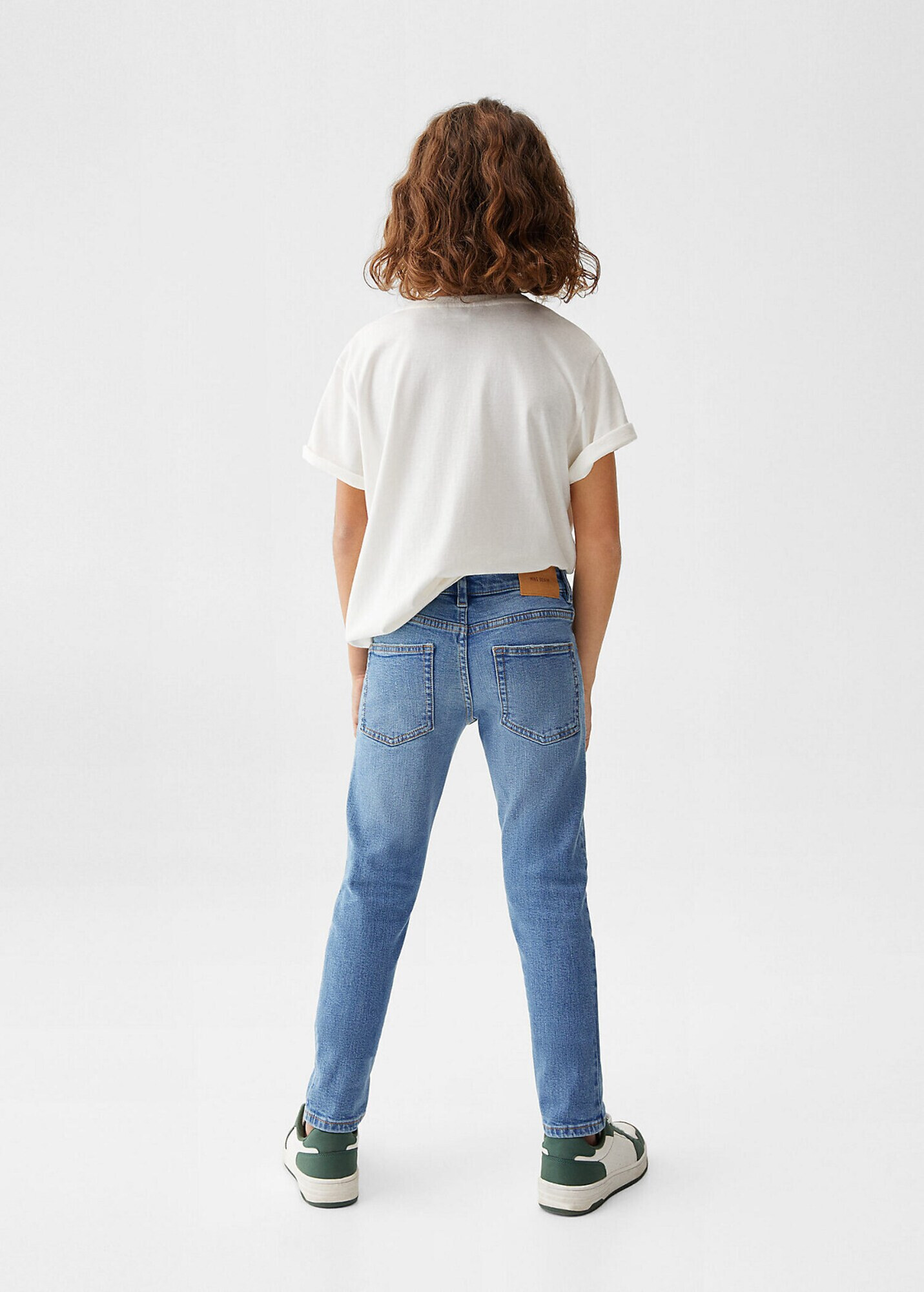 MANGO KIDS Jeans albastru denim - Pled.ro