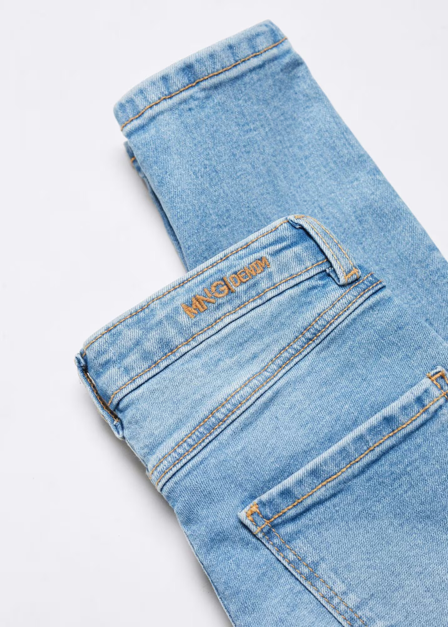 MANGO KIDS Jeans albastru denim - Pled.ro