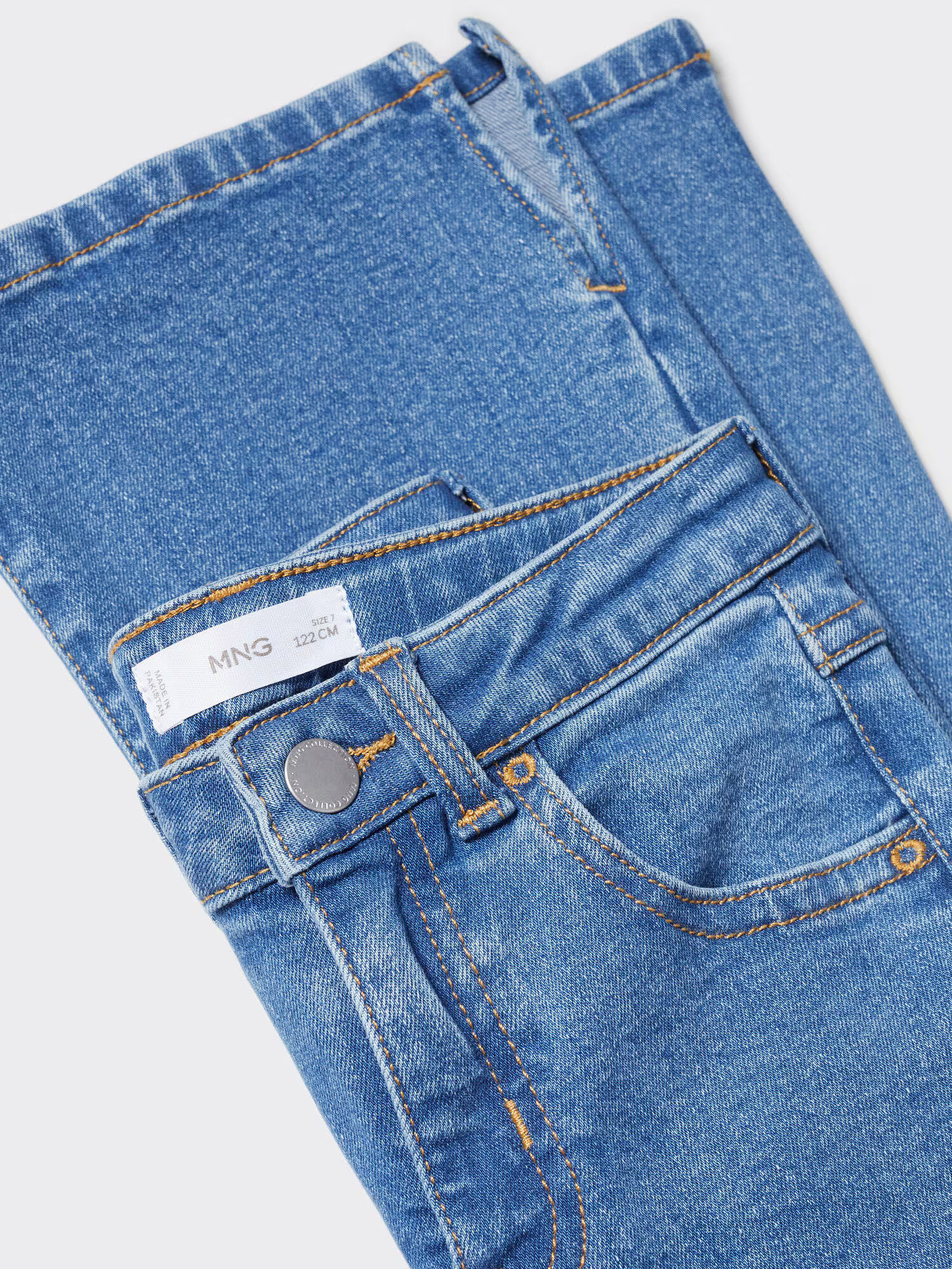 MANGO KIDS Jeans albastru denim - Pled.ro