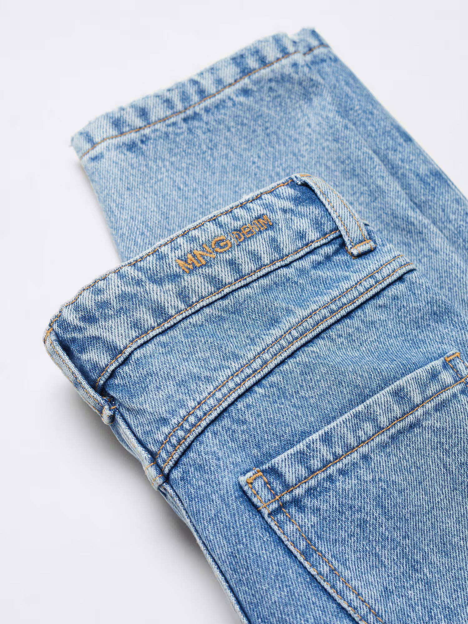 MANGO KIDS Jeans albastru denim - Pled.ro