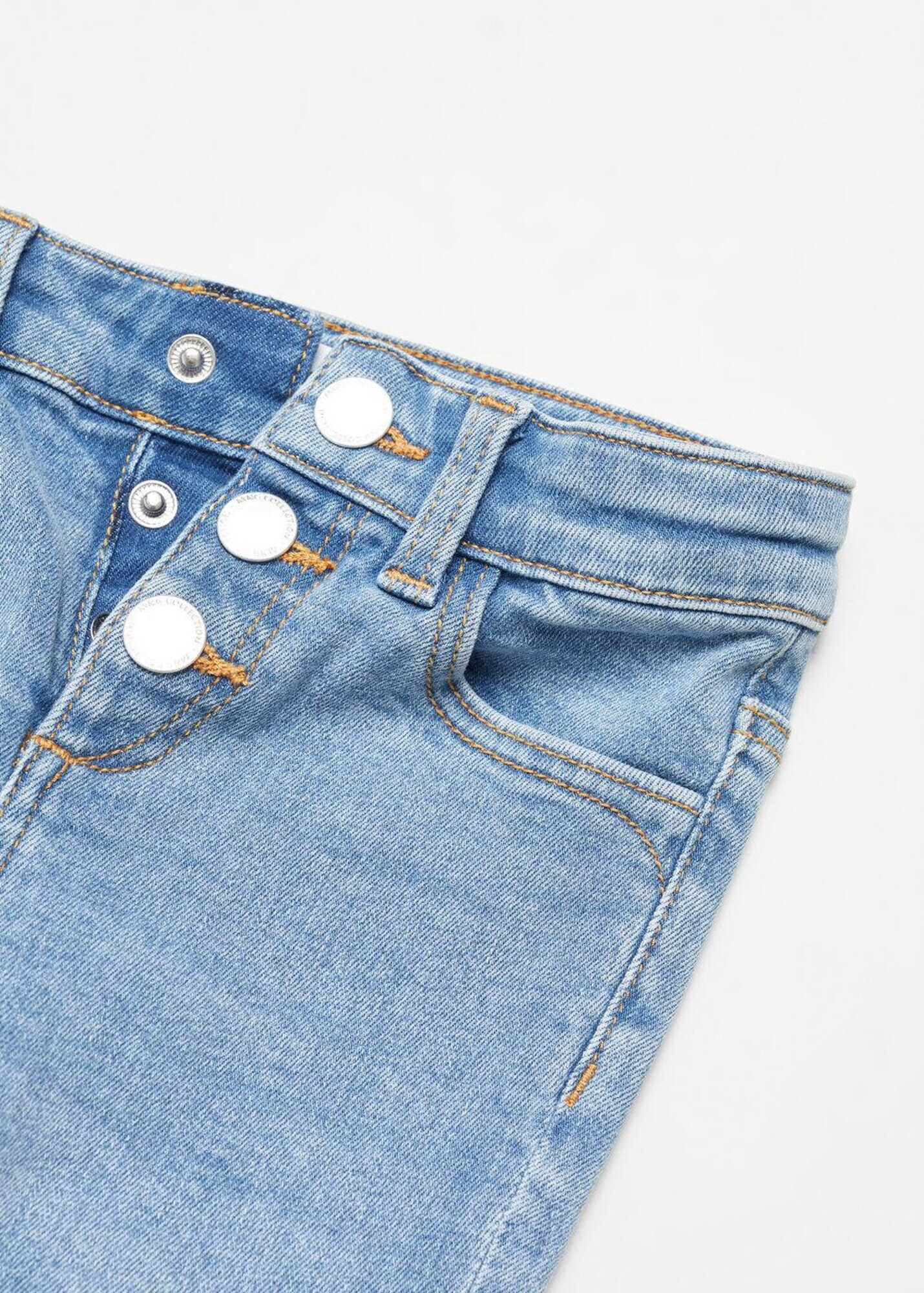 MANGO KIDS Jeans albastru denim - Pled.ro