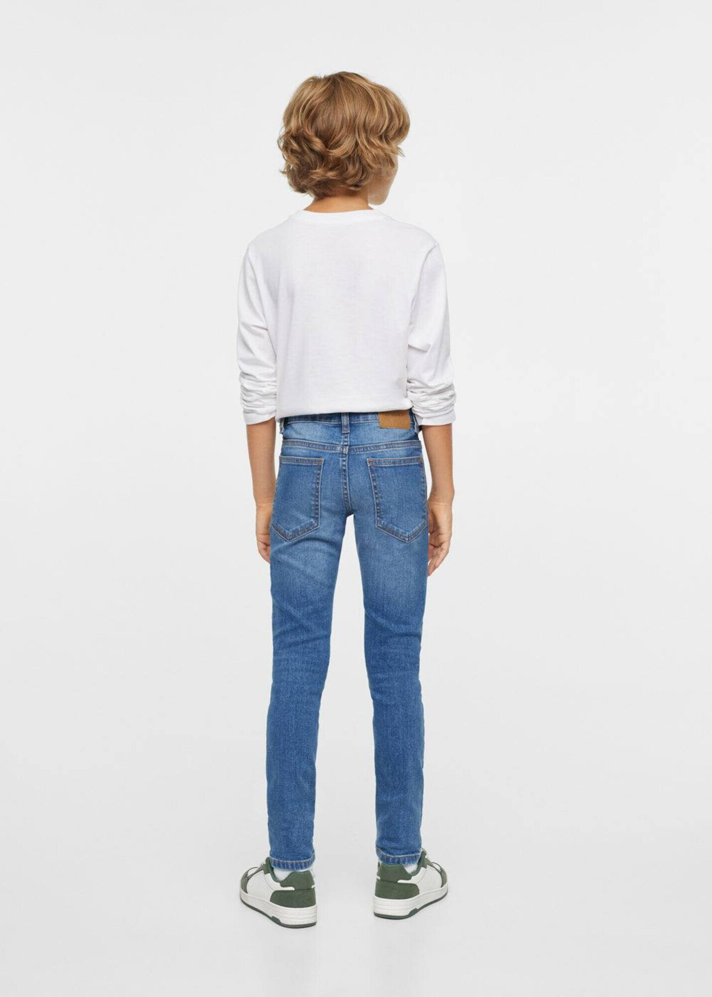 MANGO KIDS Jeans albastru denim - Pled.ro