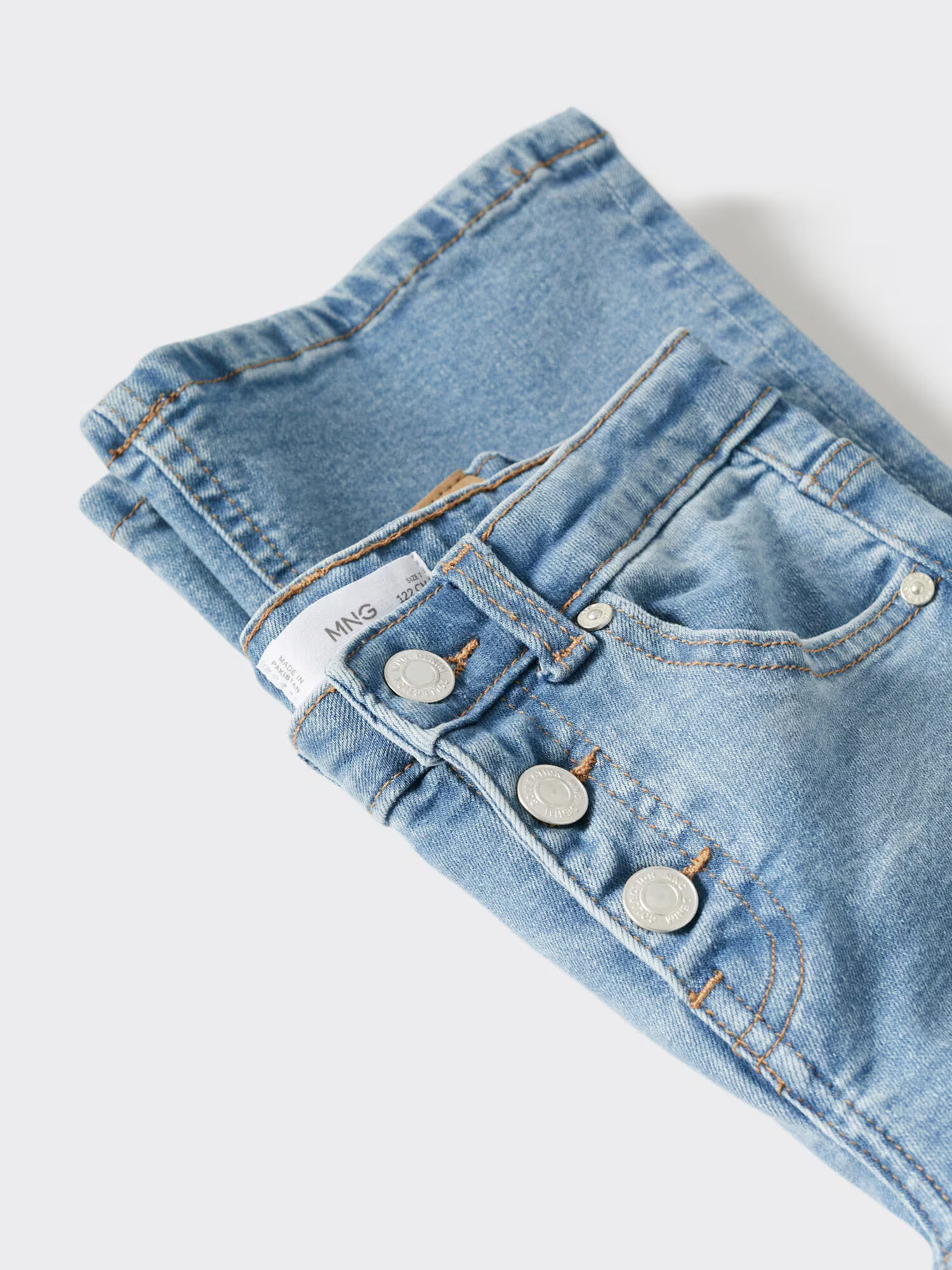 MANGO KIDS Jeans albastru denim - Pled.ro