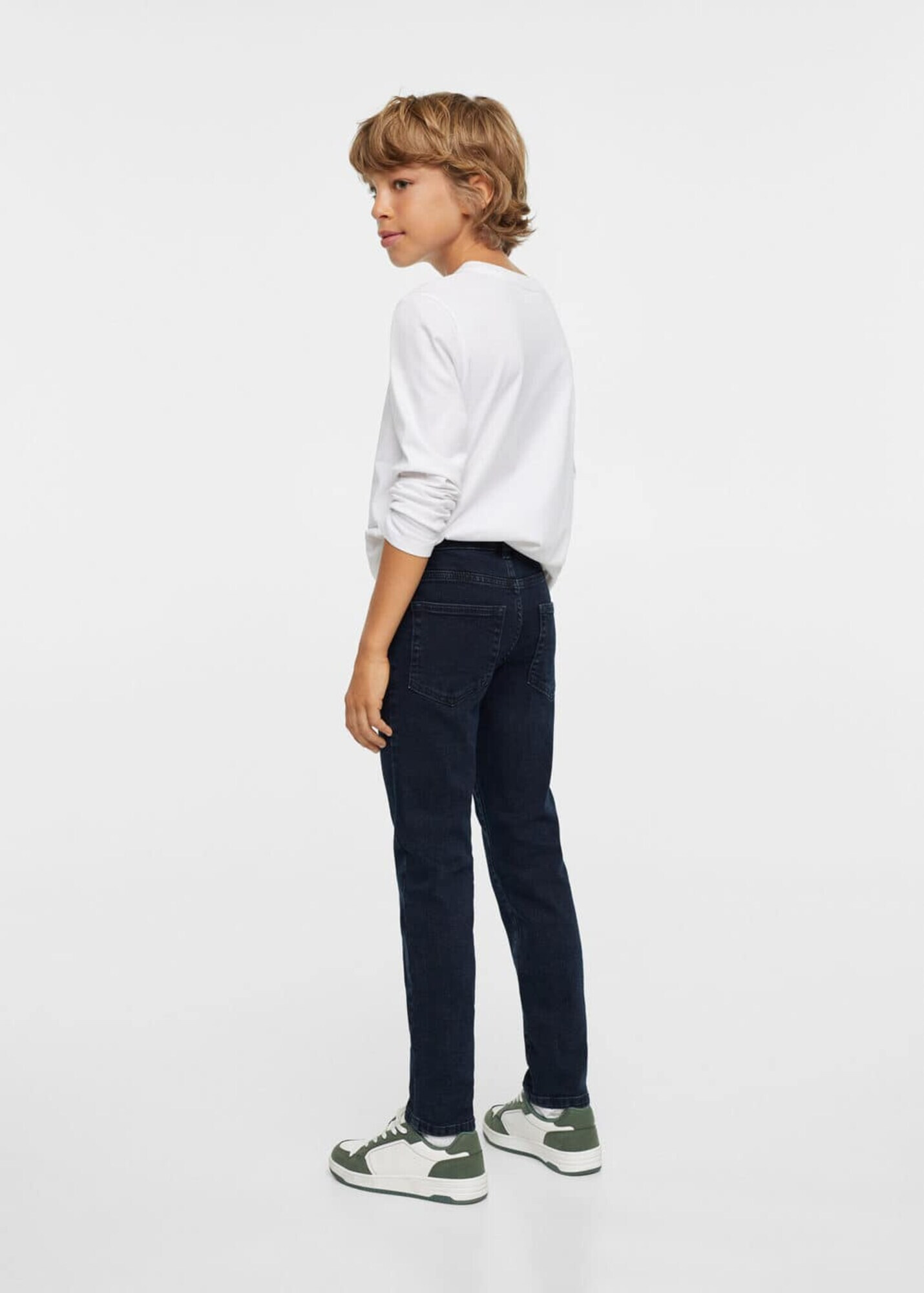 MANGO KIDS Jeans albastru denim - Pled.ro