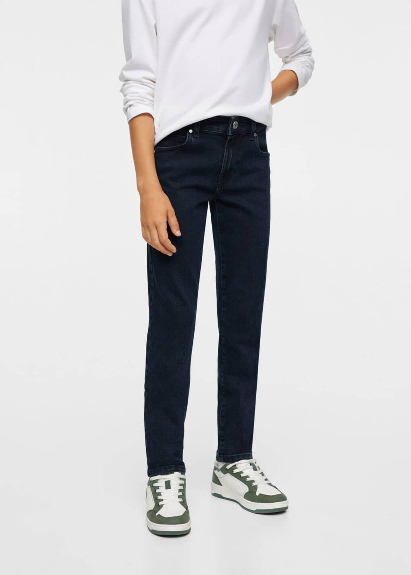 MANGO KIDS Jeans albastru denim - Pled.ro