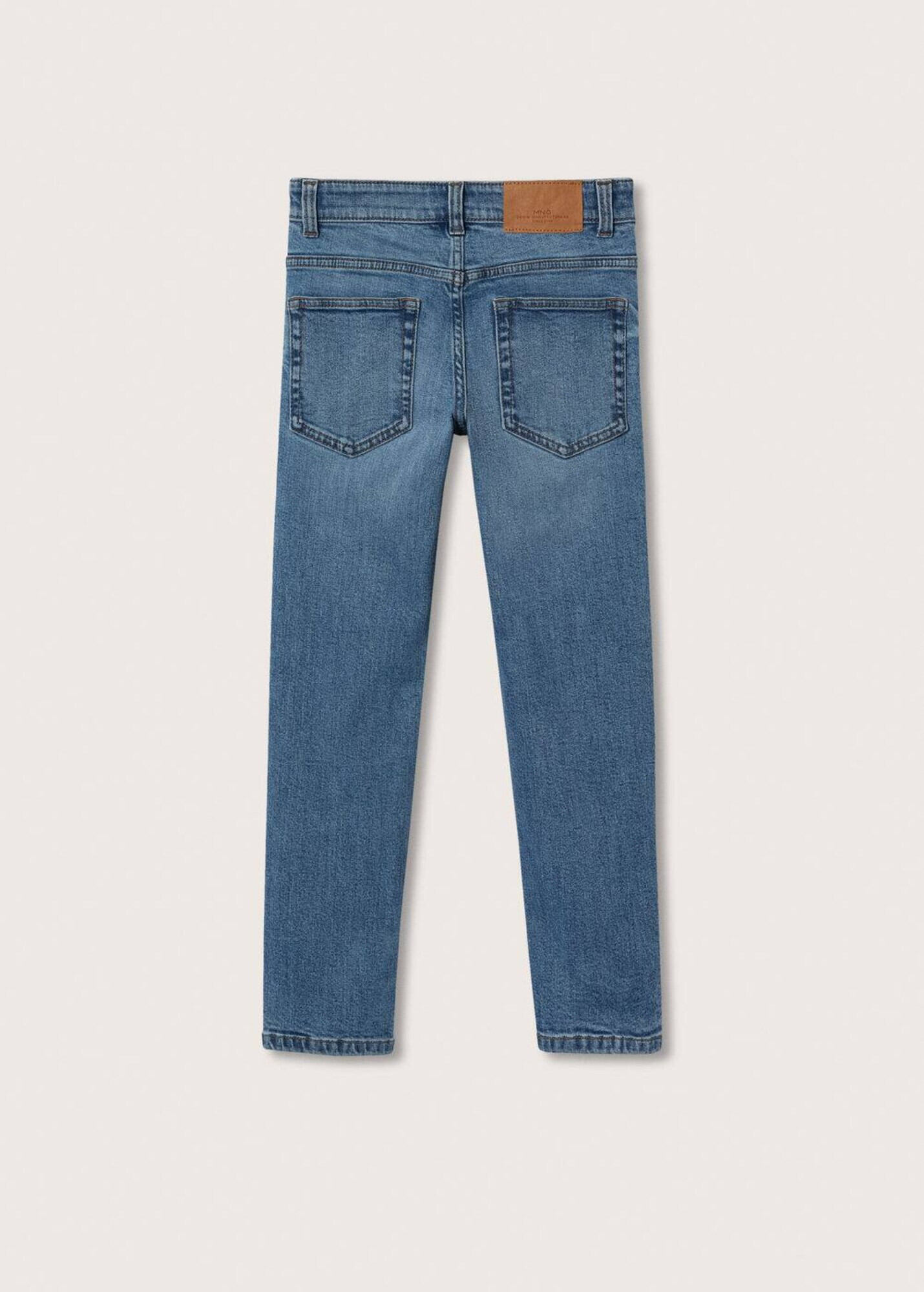 MANGO KIDS Jeans albastru denim / maro - Pled.ro