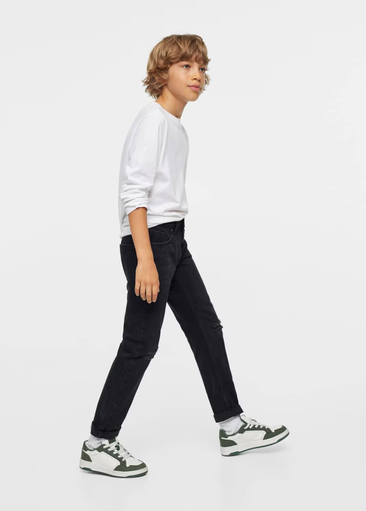 MANGO KIDS Jeans 'Alex' negru denim - Pled.ro