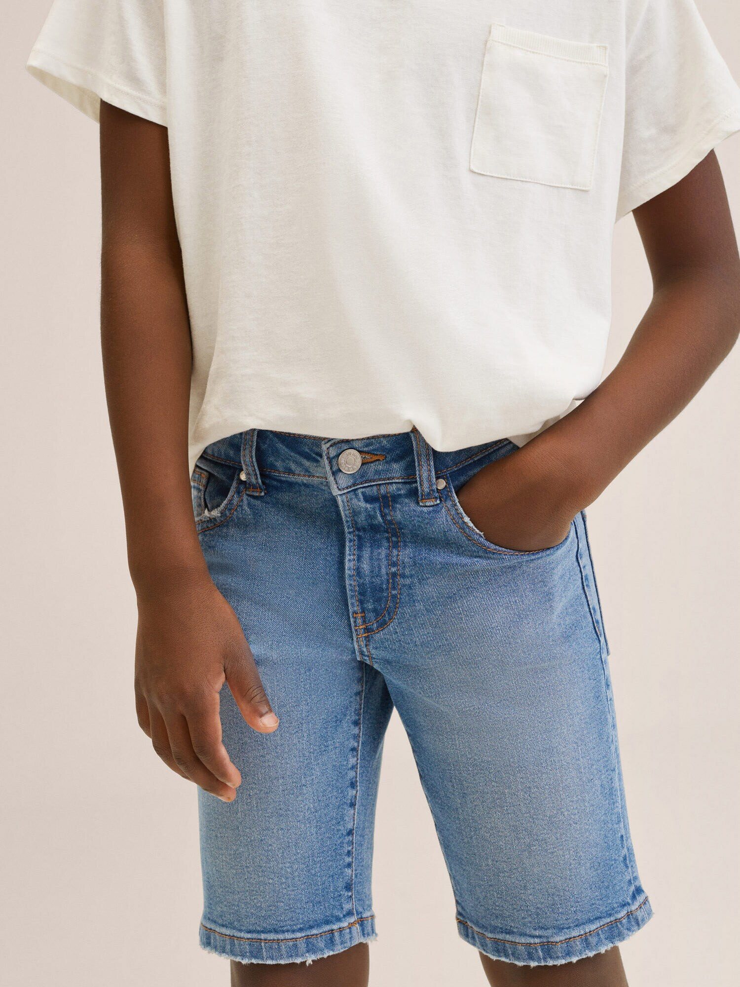 MANGO KIDS Jeans 'John' albastru denim - Pled.ro