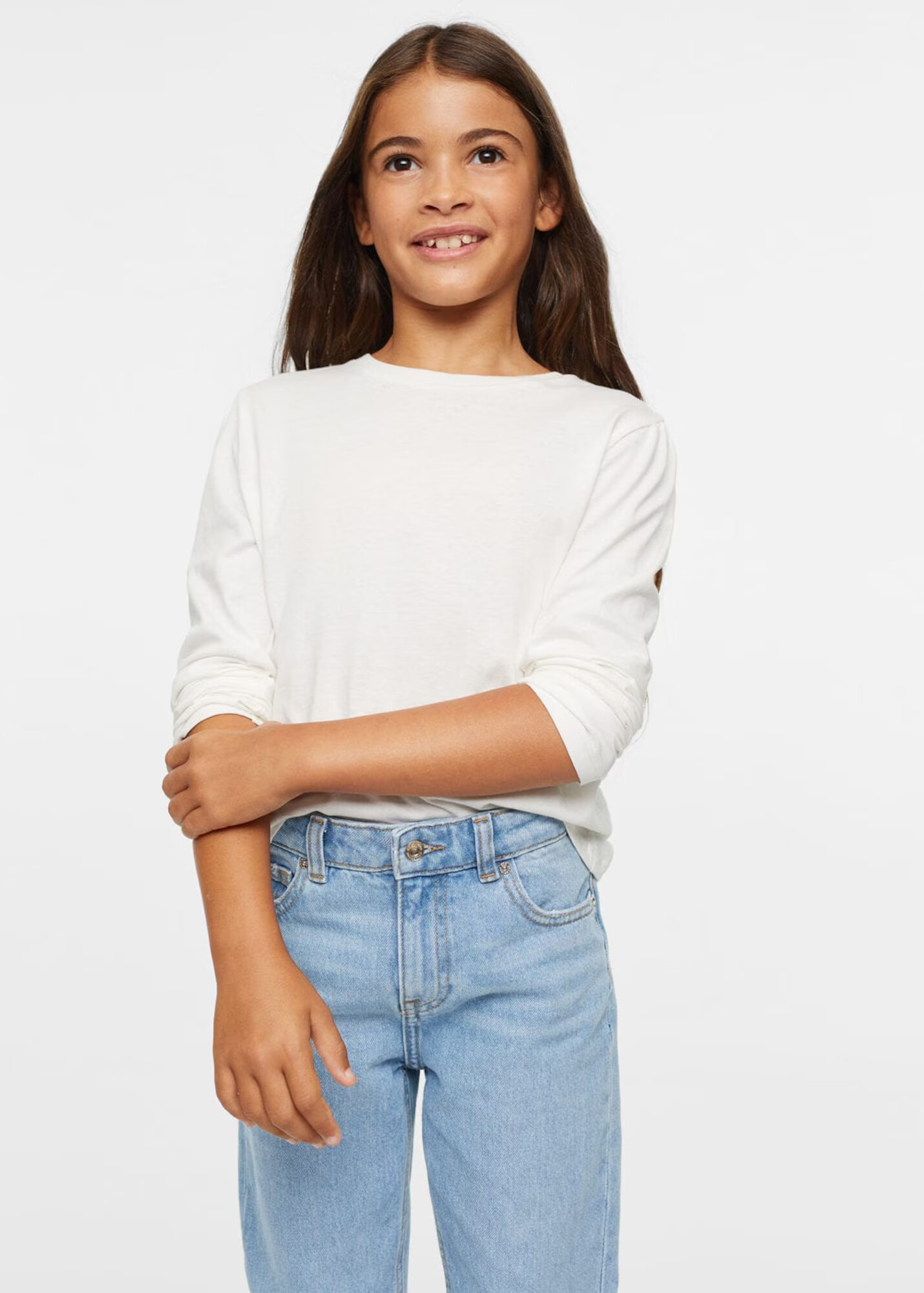 MANGO KIDS Jeans 'Mommy' albastru deschis - Pled.ro