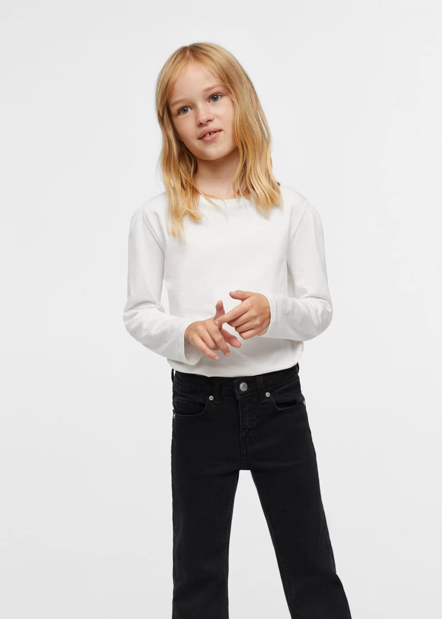 MANGO KIDS Jeans negru - Pled.ro