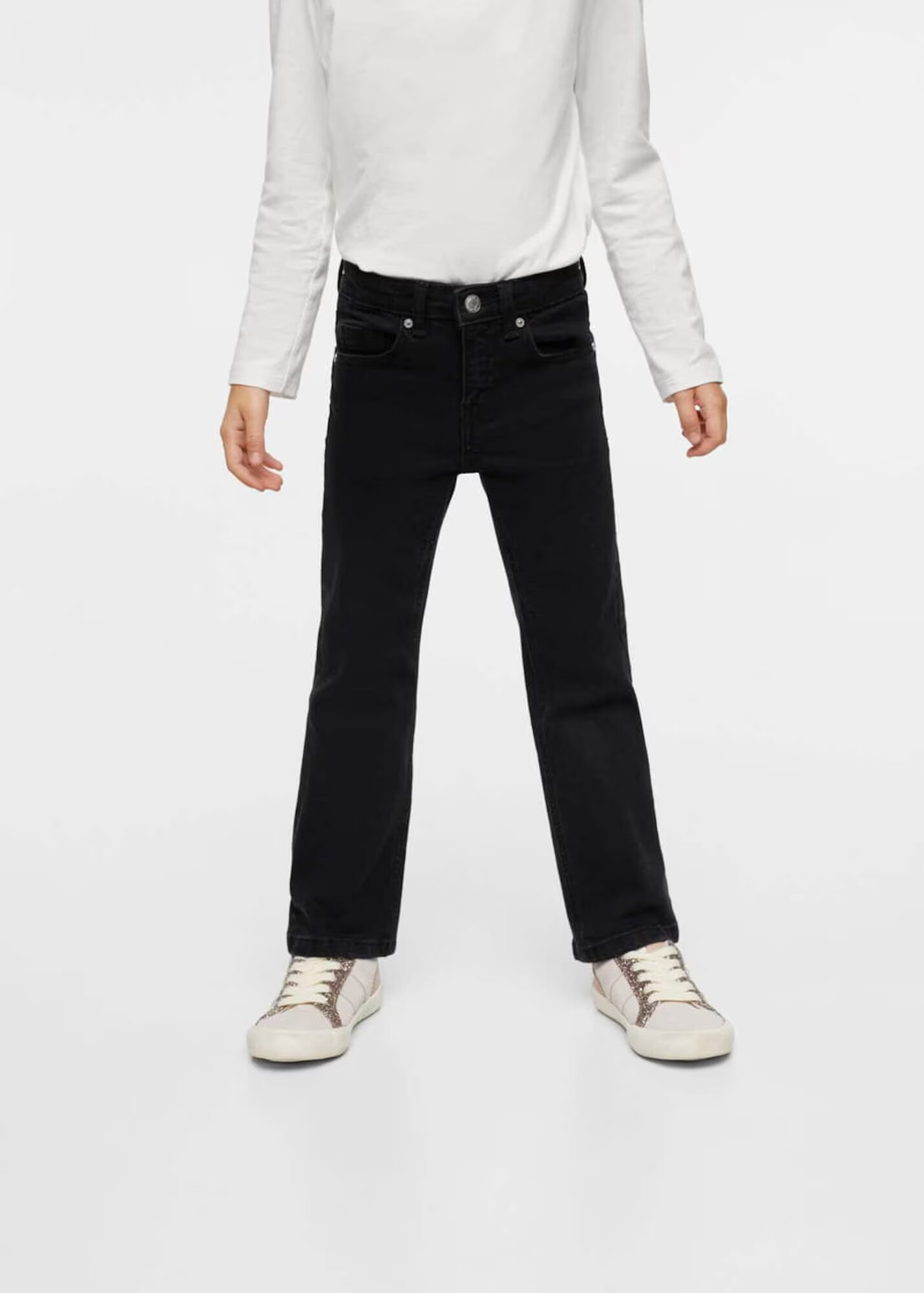 MANGO KIDS Jeans negru - Pled.ro