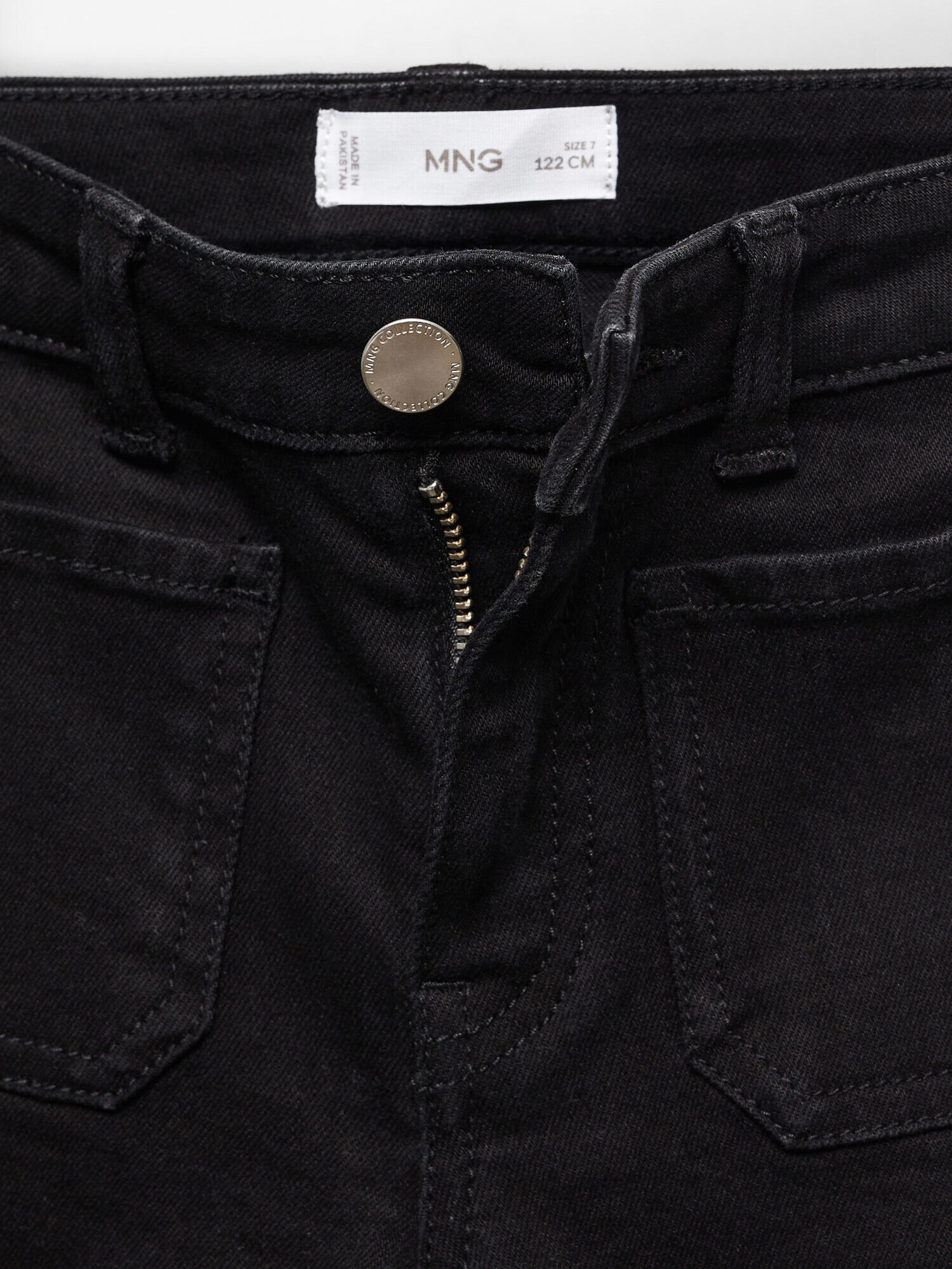 MANGO KIDS Jeans negru denim - Pled.ro