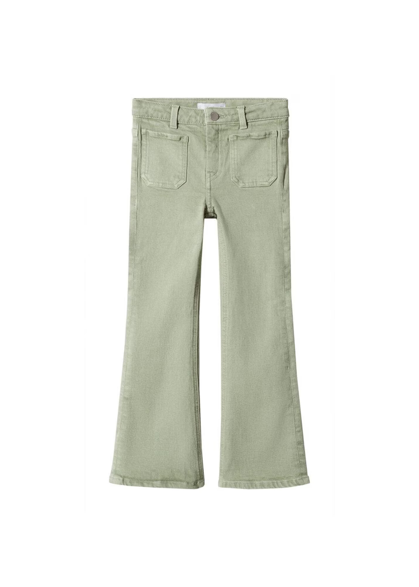 MANGO KIDS Jeans verde pastel - Pled.ro