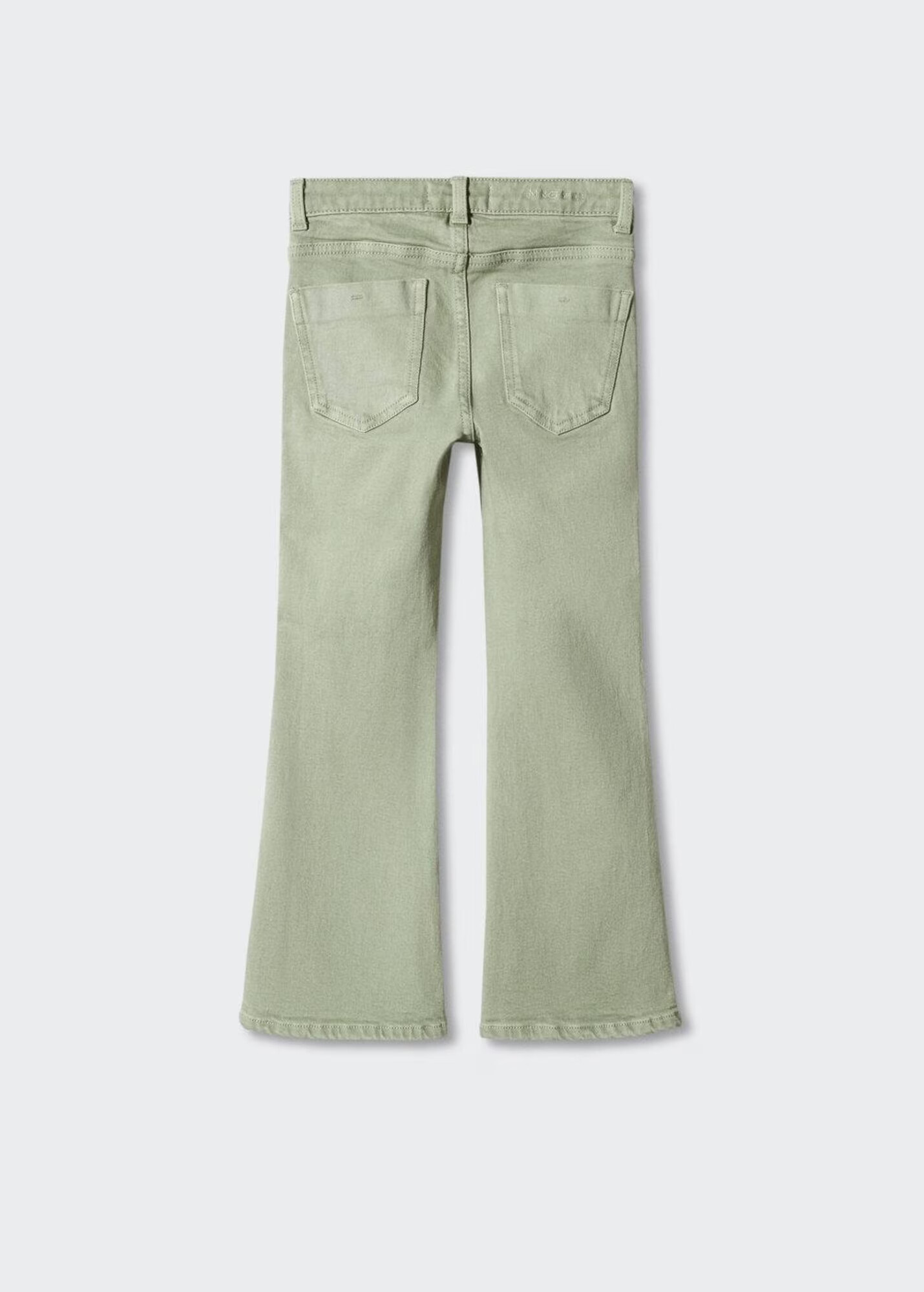 MANGO KIDS Jeans verde pastel - Pled.ro